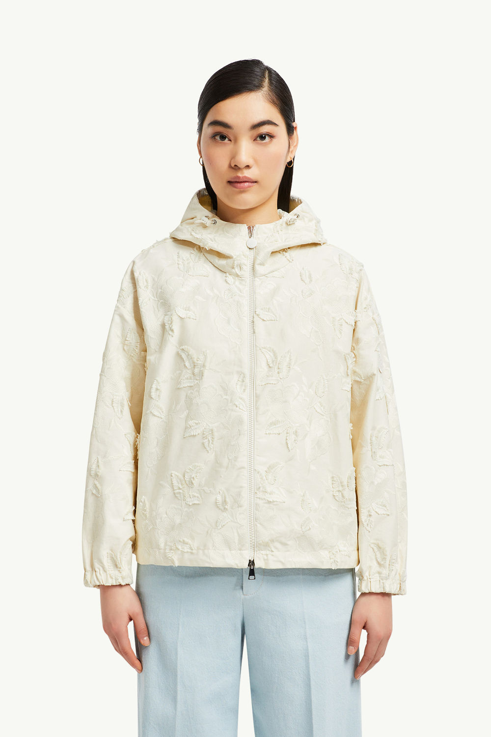 Veste à capuche Charmeil Femmes Blanc Ivoire Moncler 3