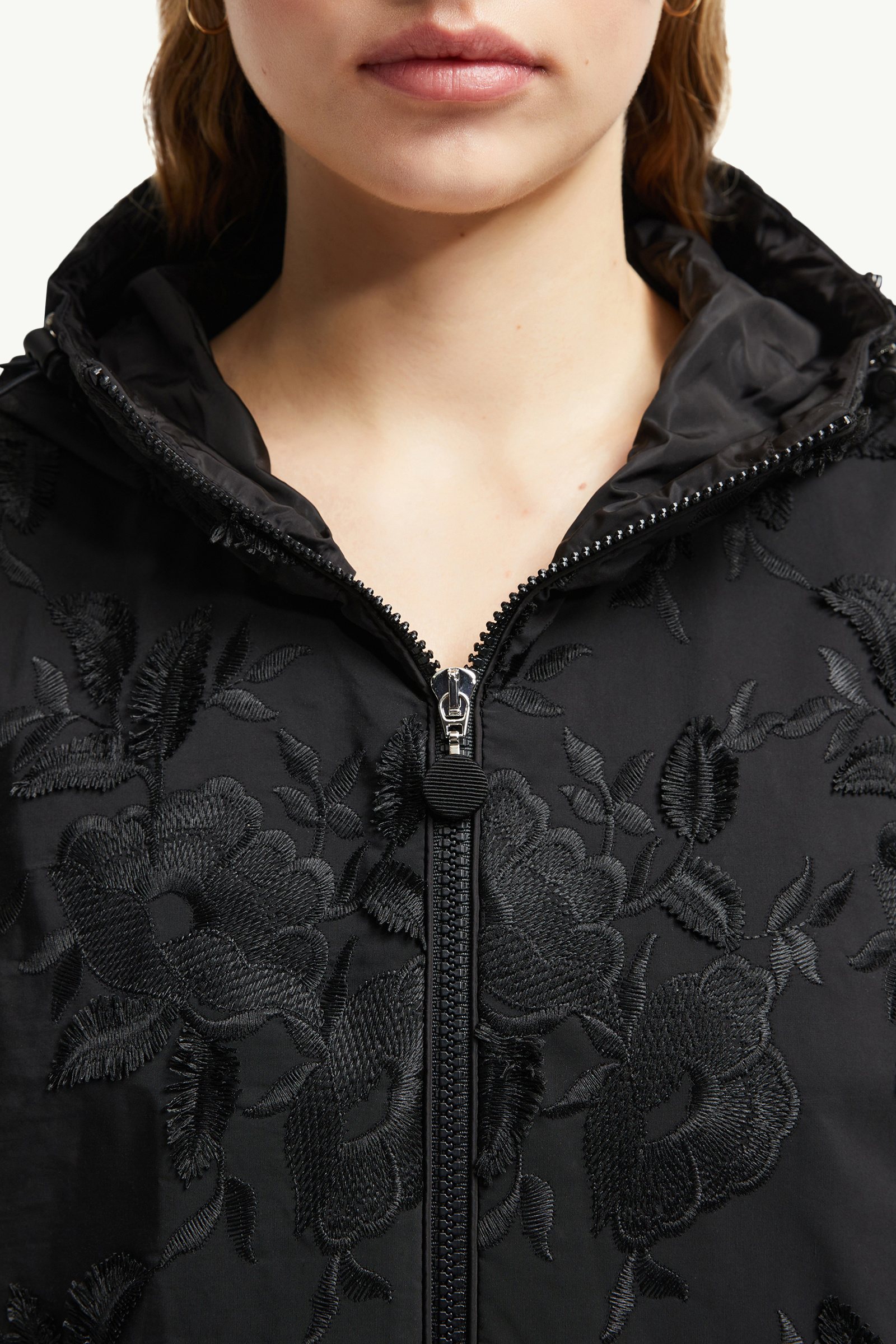 ブラック Charmeilジャケット : ウインドブレーカーとレイン