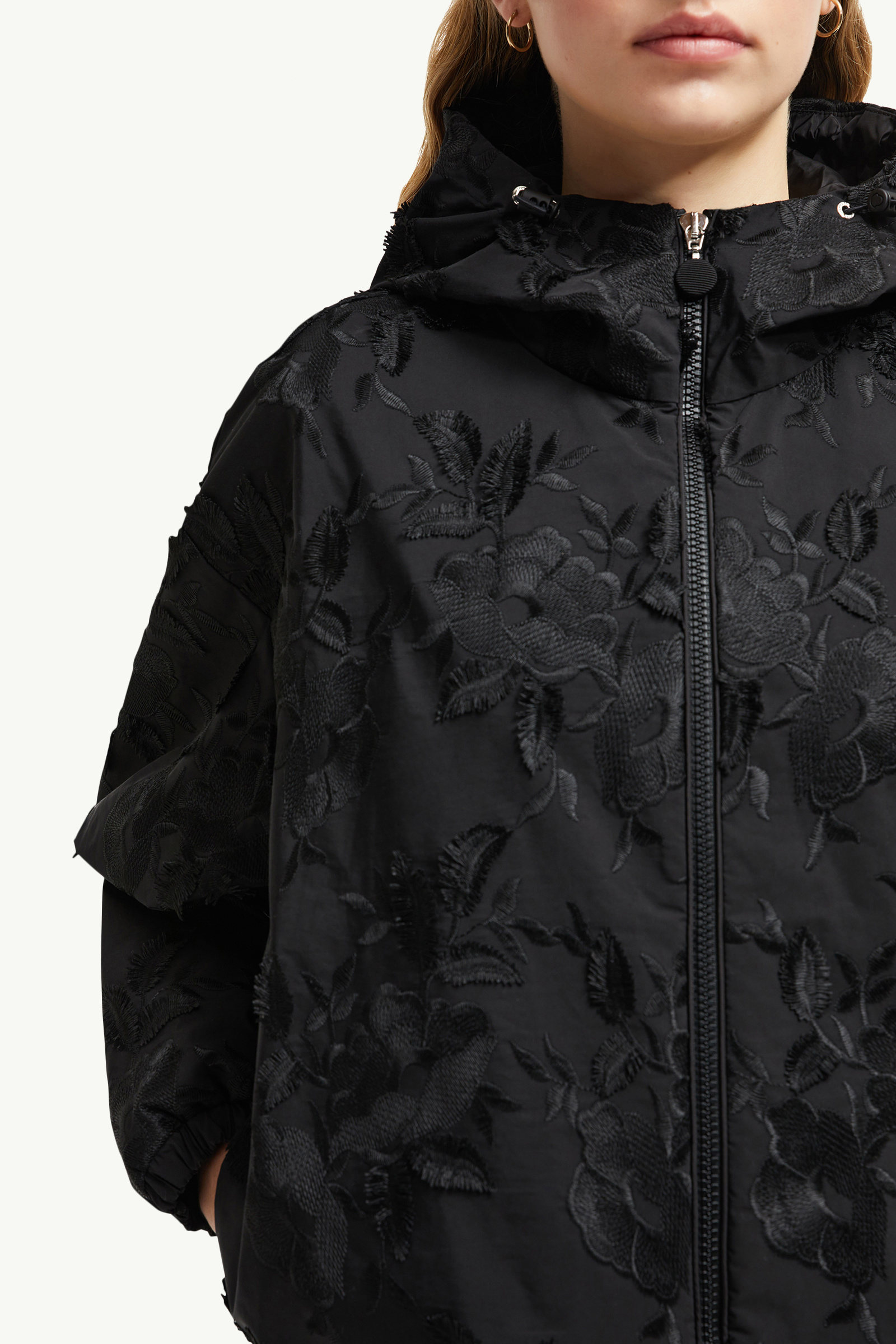 Chaqueta con capucha Charmeil Mujer Negro Moncler 6