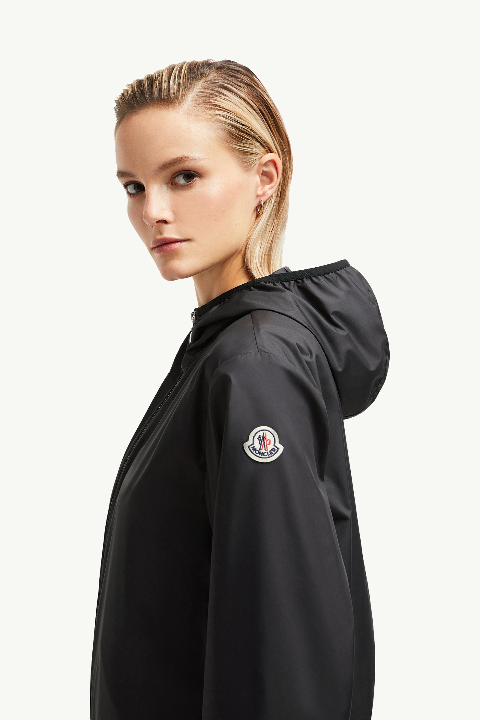 Black Fegeo Hooded Windbreaker - Windbreakers & Raincoats