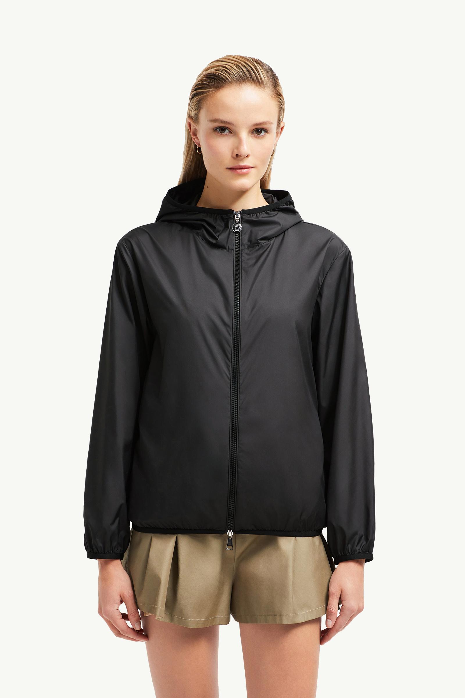 「超美品」MONCLER フリフリ　ウインドブレーカー　レディース1 MONCLER モンクレール レディース ナイロン コート フリル