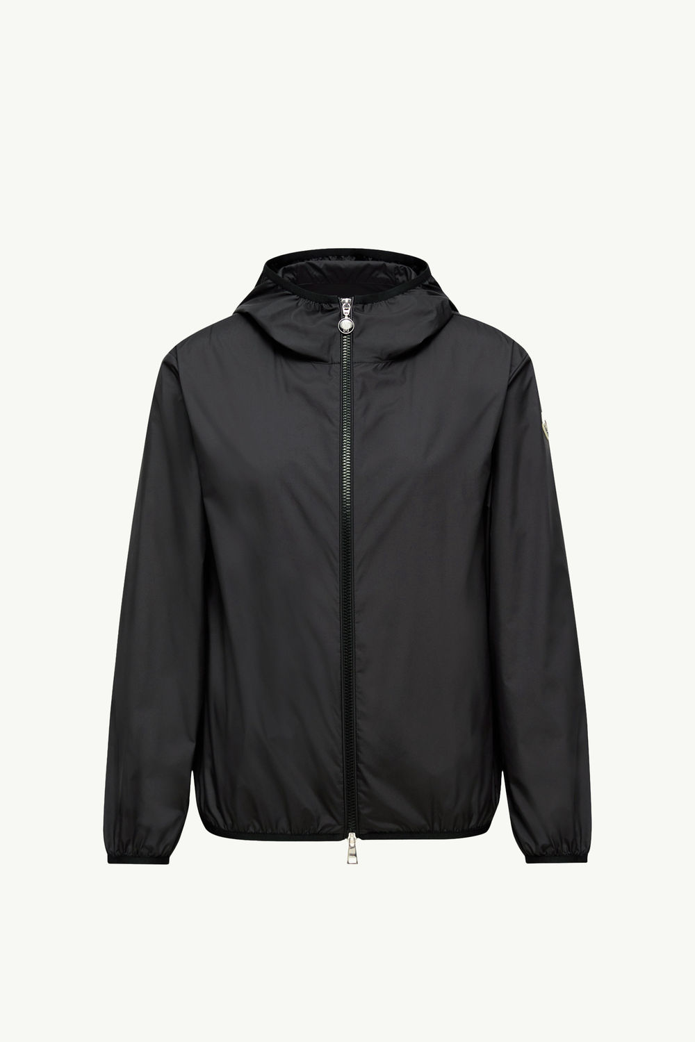 Fegeo Hooded Windbreaker Women Black Moncler 2