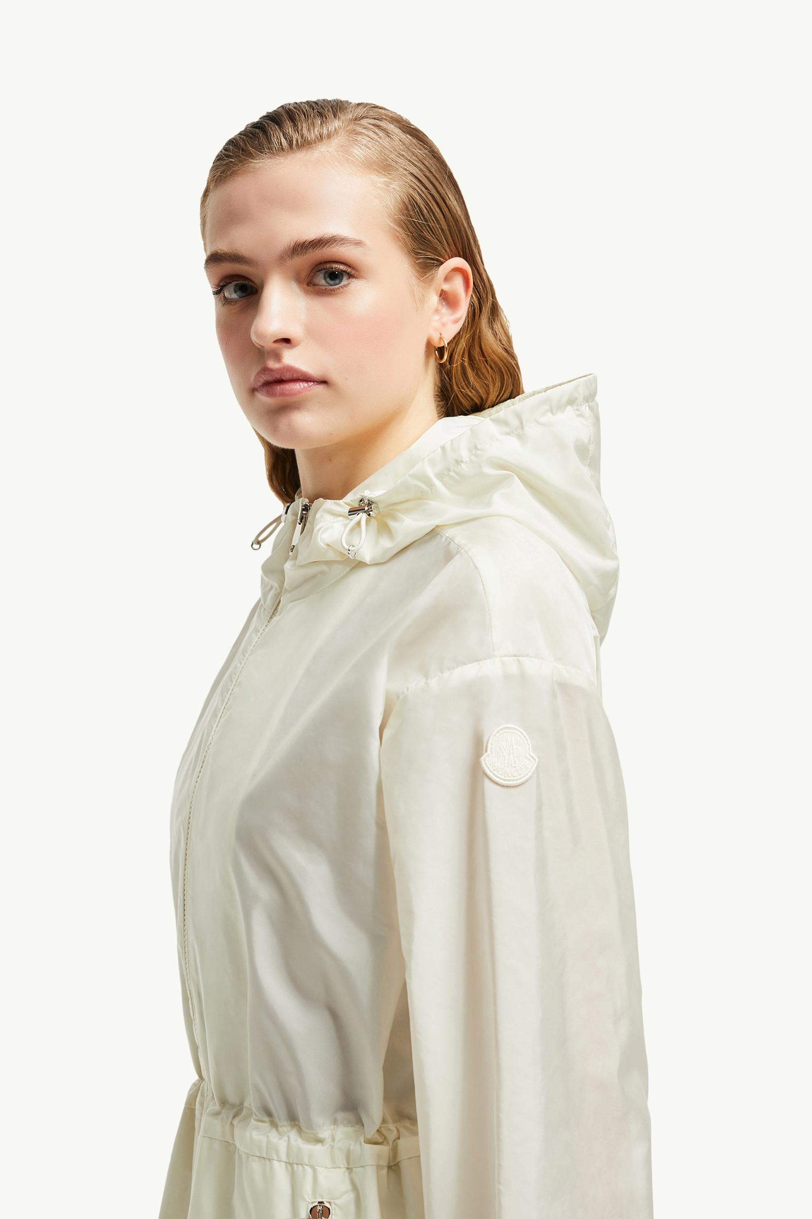 Wete Hooded Jacket Women White Moncler 1