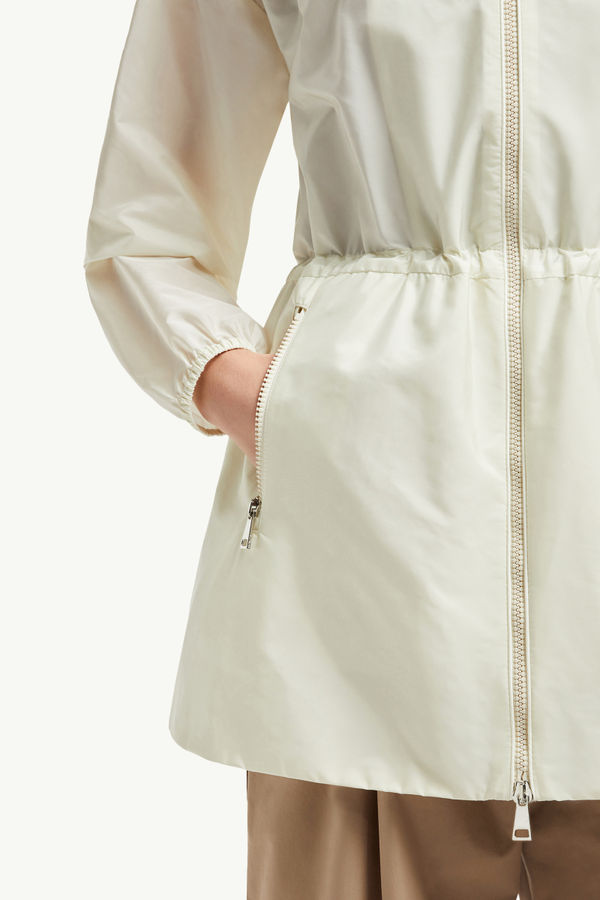 Wete Hooded Jacket Women White Moncler 7
