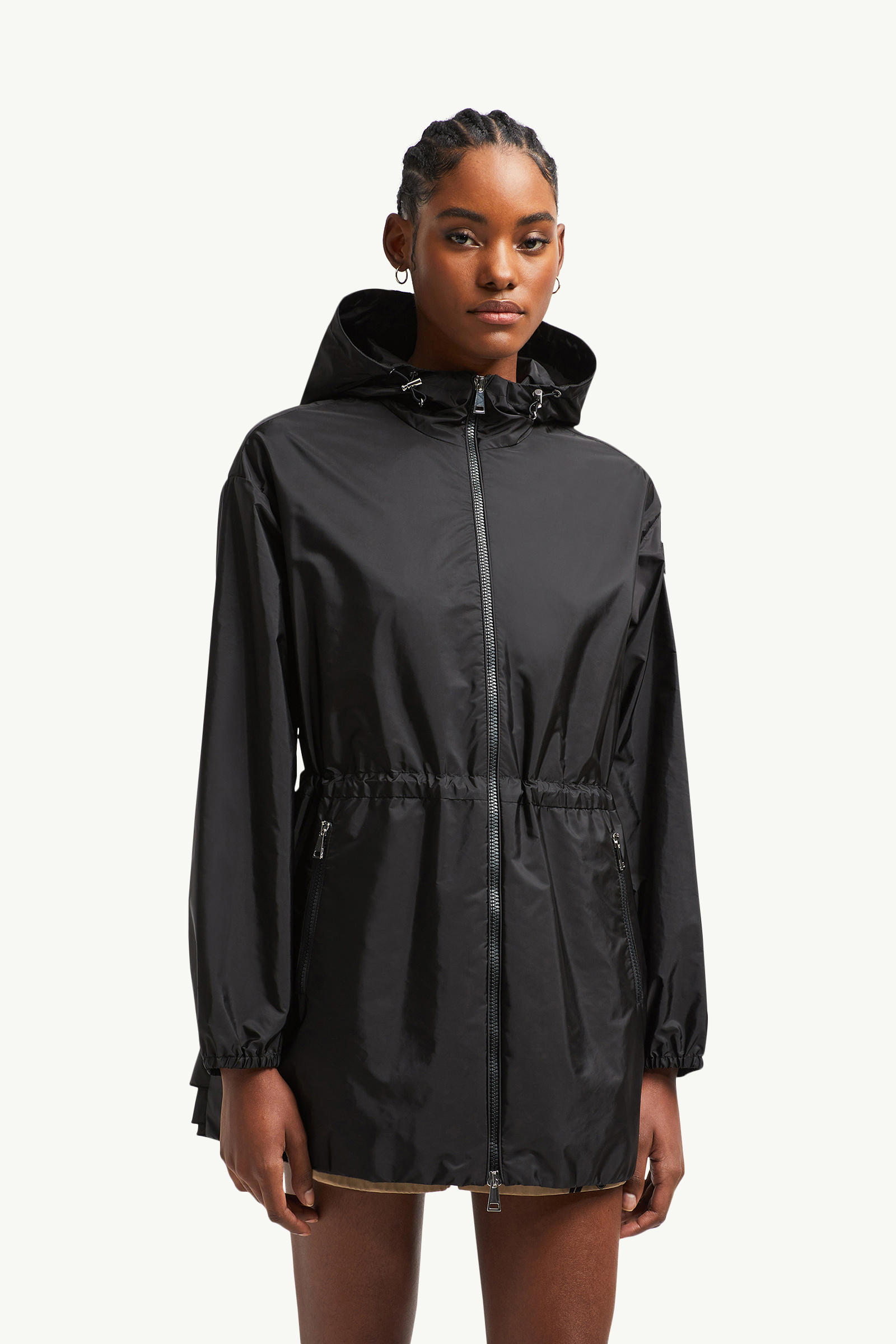 Wete Hooded Jacket Women Black Moncler 3