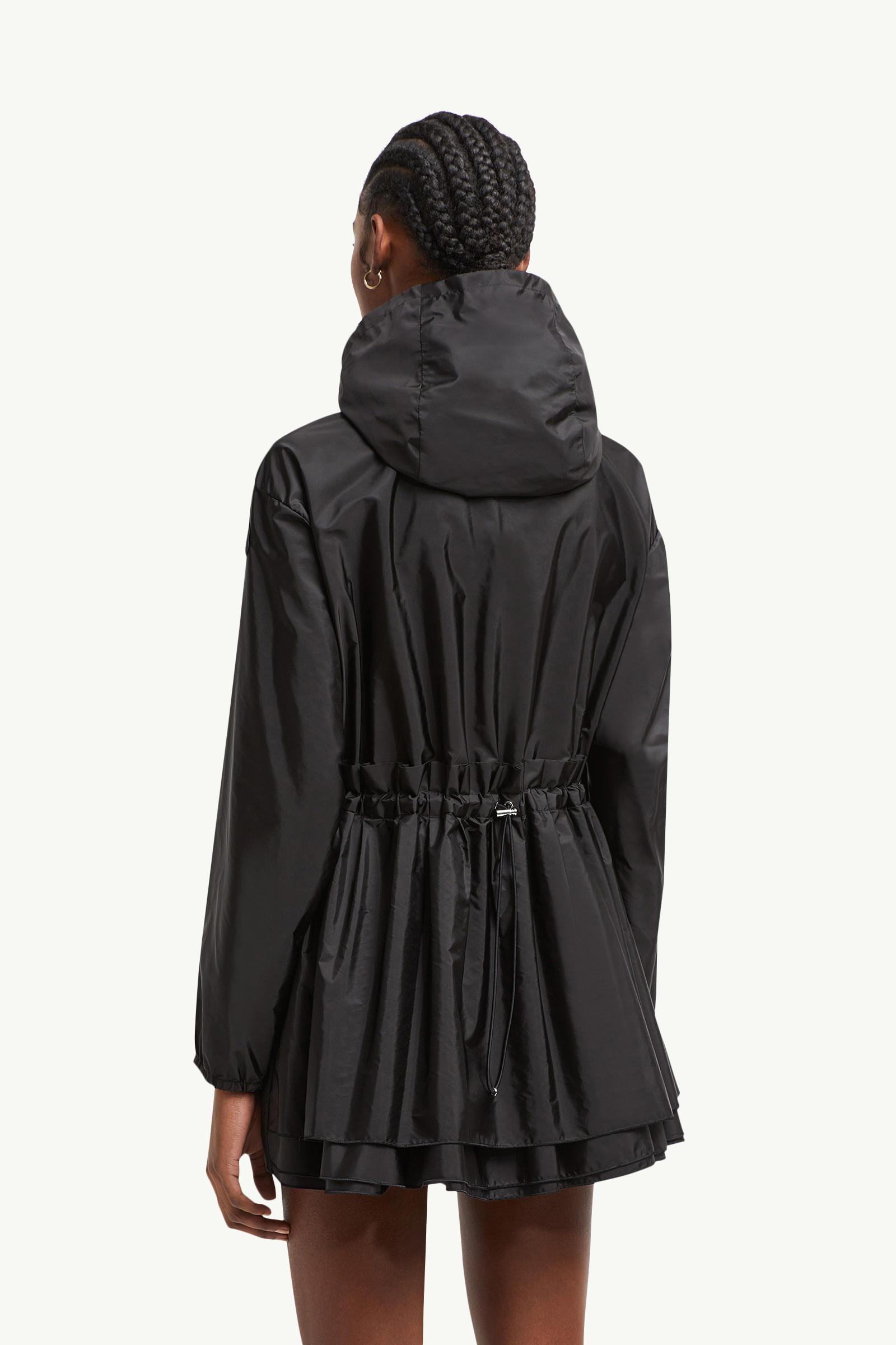 Wete Hooded Jacket Women Black Moncler 4