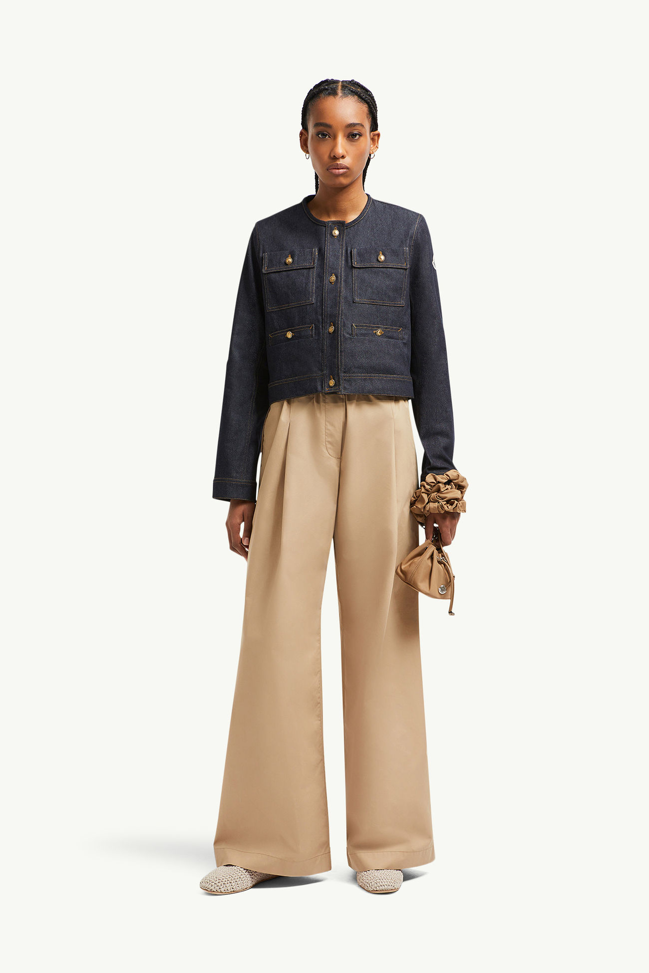 Veste en jean Tencin Femmes Bleu Jean Moncler 0