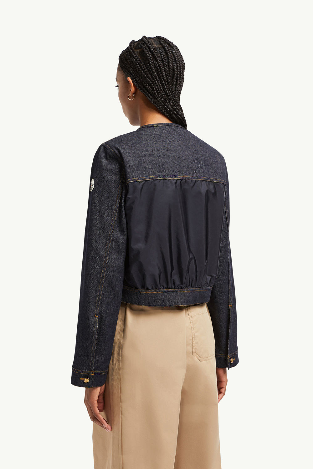 Tencin Denim Jacket Women Denim Blue Moncler 4