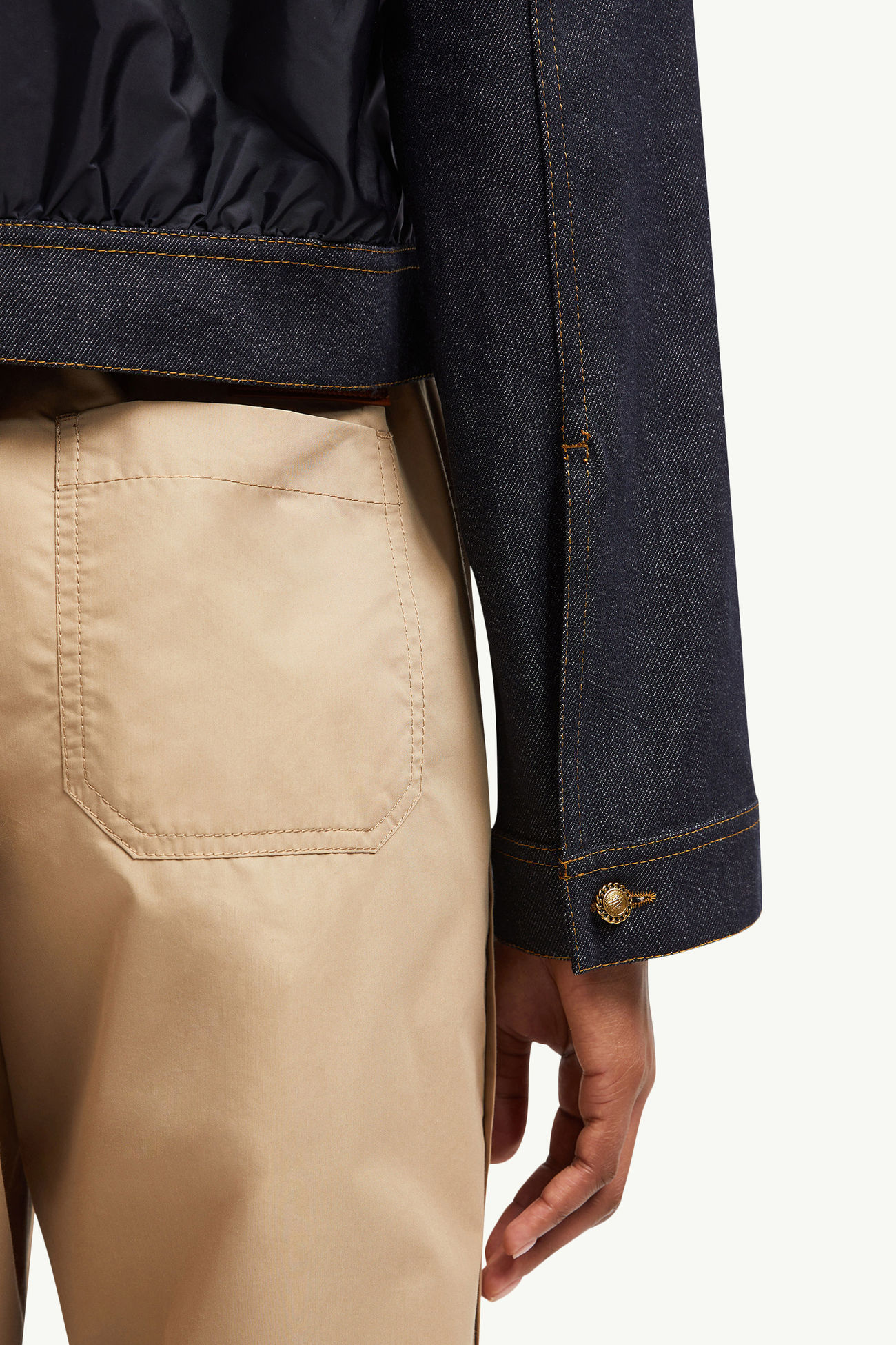 Giacca in denim Tencin Donna Blu Denim Moncler 5