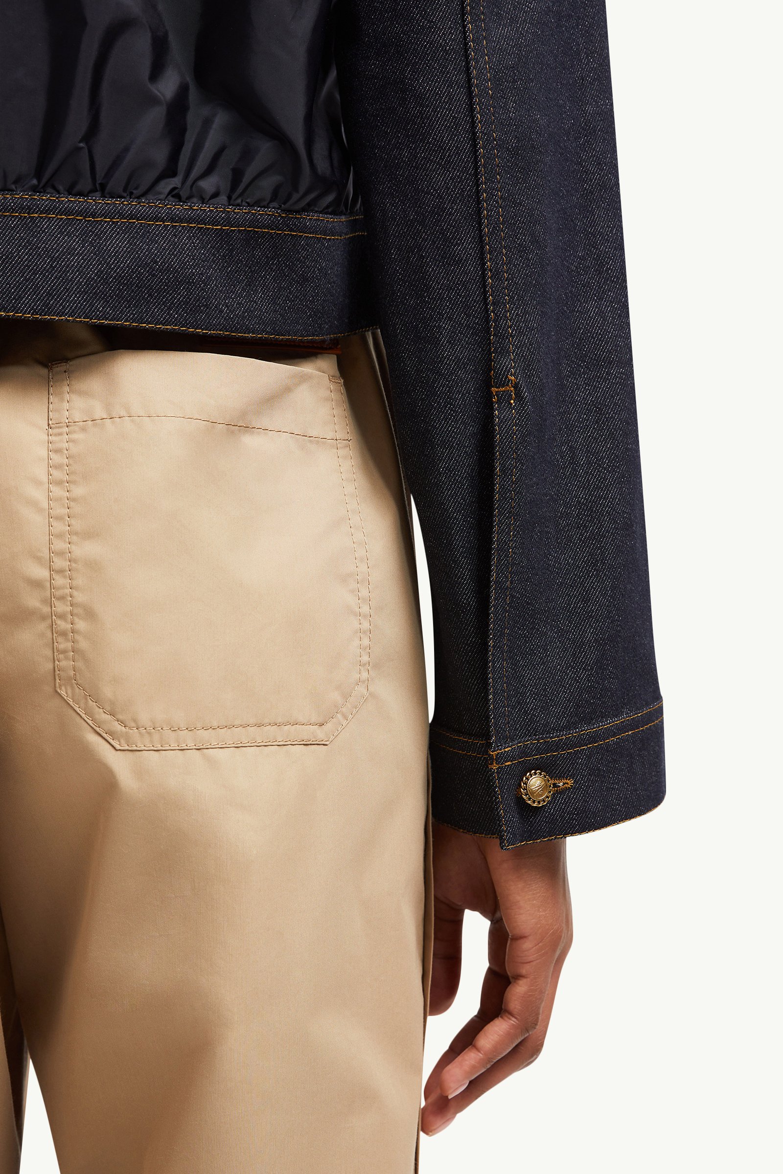 ★【MONCLER】Giacca in denim Tencin★デニムジャケット Denim Blue Tencin Denim Jacket - Windbreakers & Raincoats