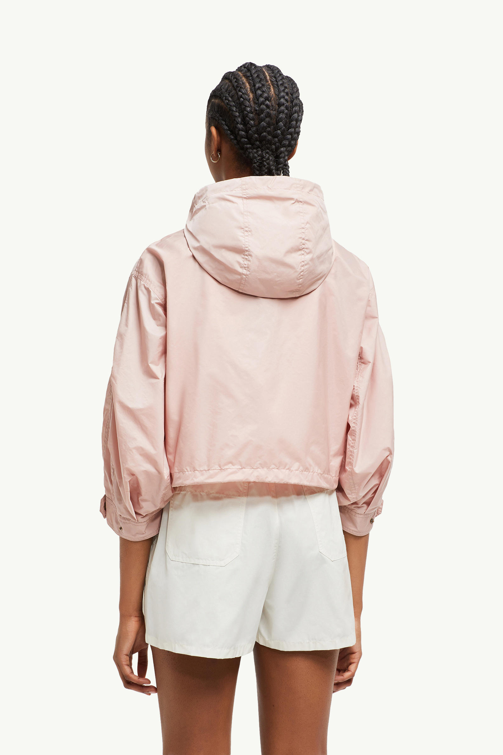 Giacca impermeabile con cappuccio Vizille Donna Rosa Moncler 4
