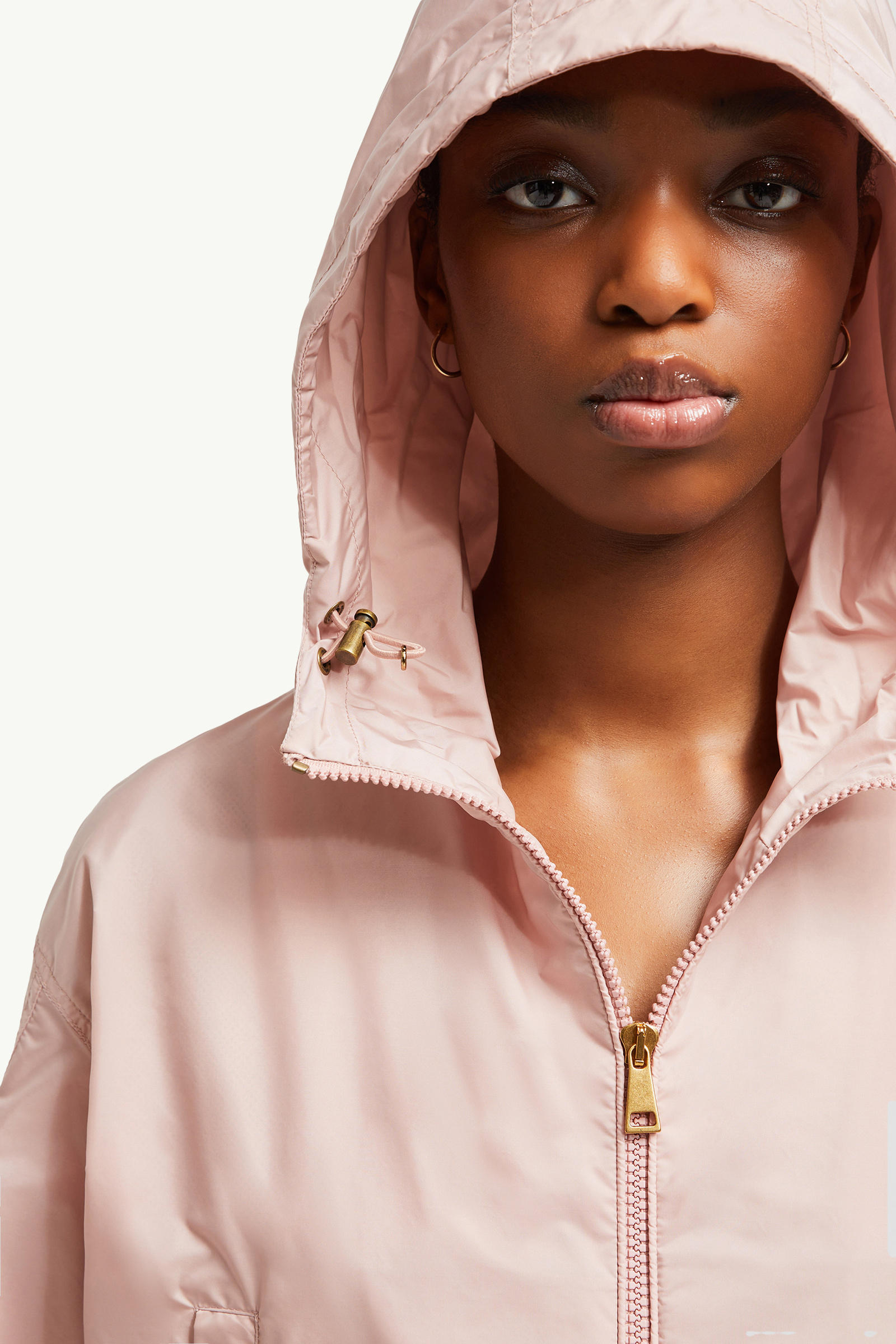 Giacca impermeabile con cappuccio Vizille Donna Rosa Moncler 6
