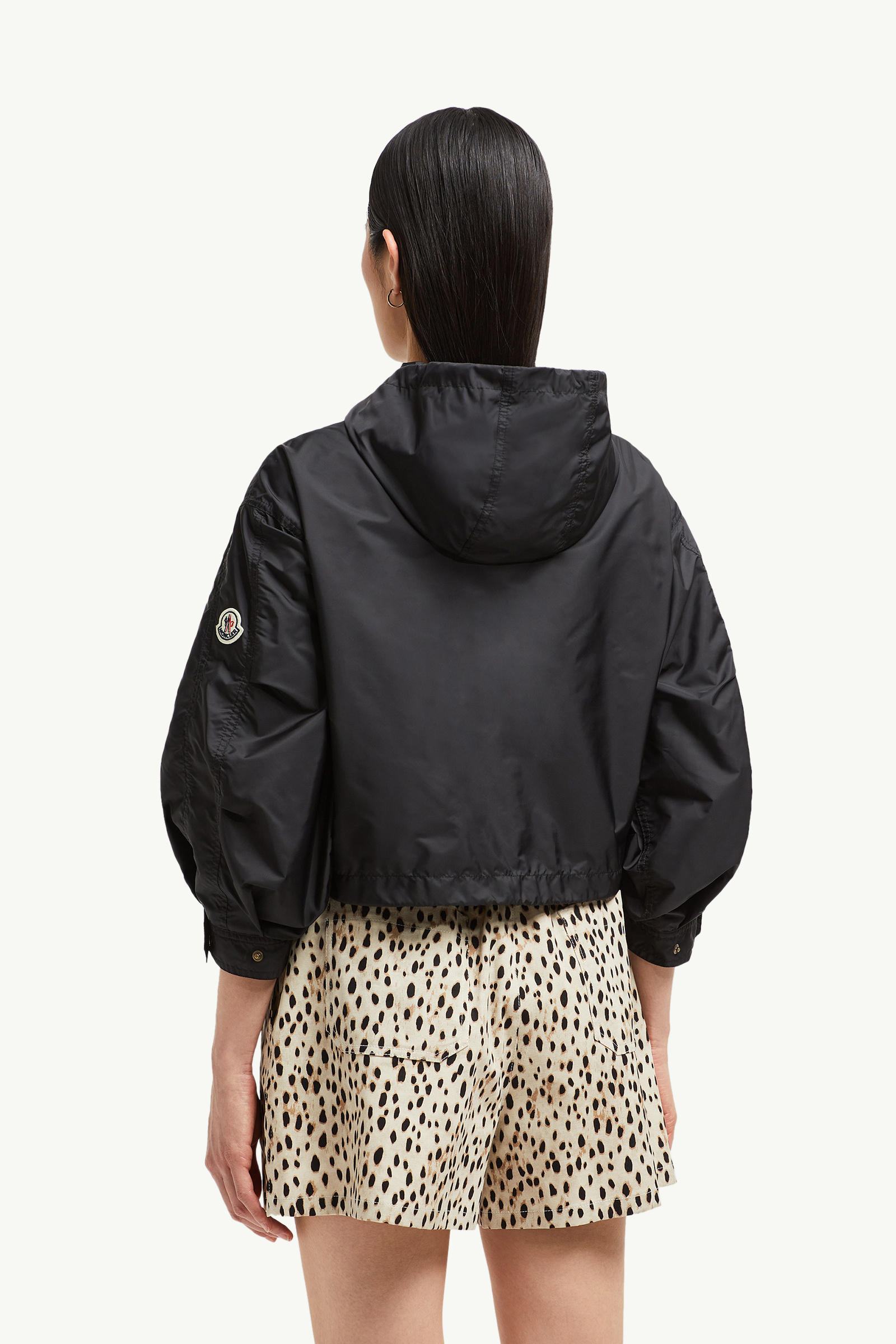 Vizille Hooded Rain Jacket Women Black Moncler 4