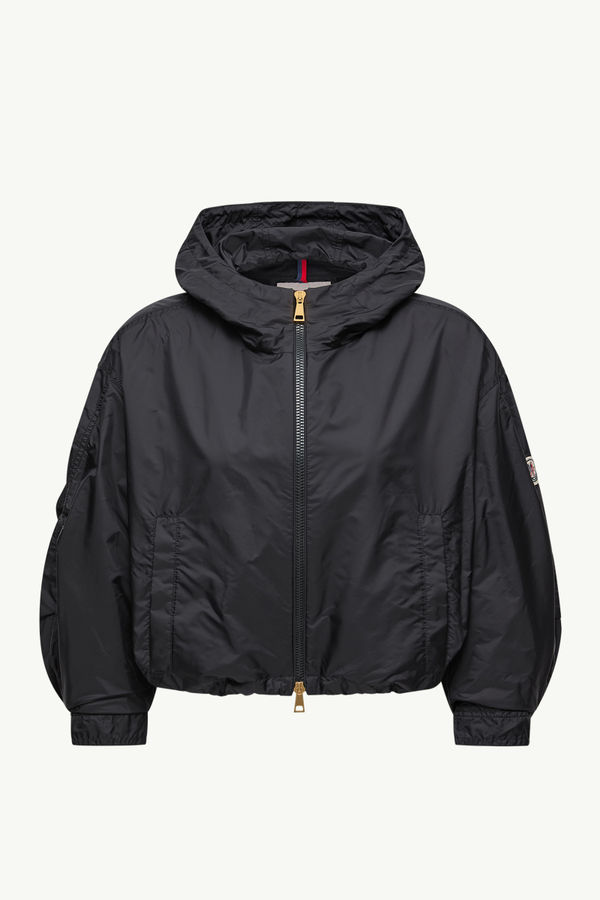 Vizille Hooded Rain Jacket Women Black Moncler 2