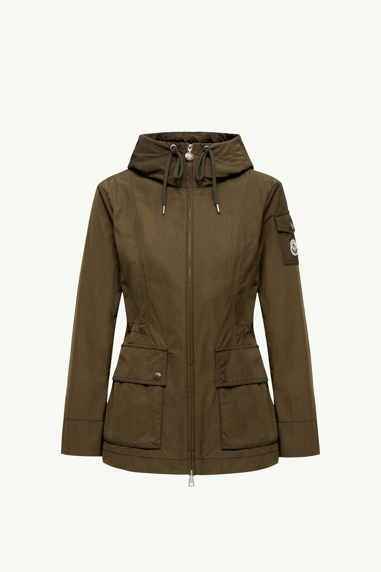 Parka à capuche Leandro Femmes Vert Olive Moncler 2