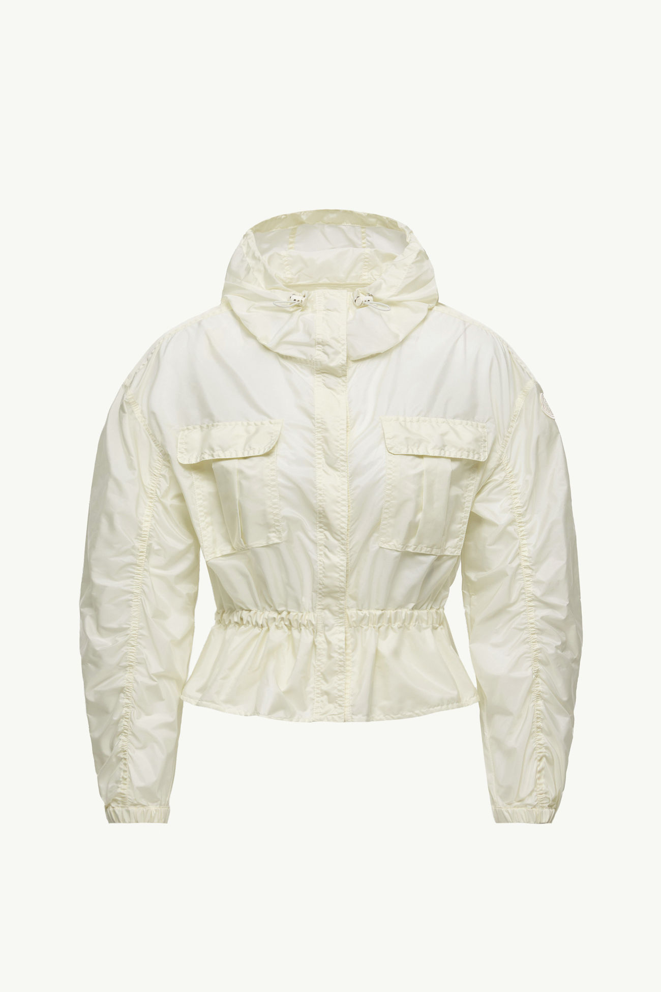 Chaqueta con peplo y capucha Curton Mujer Blanco Moncler 2