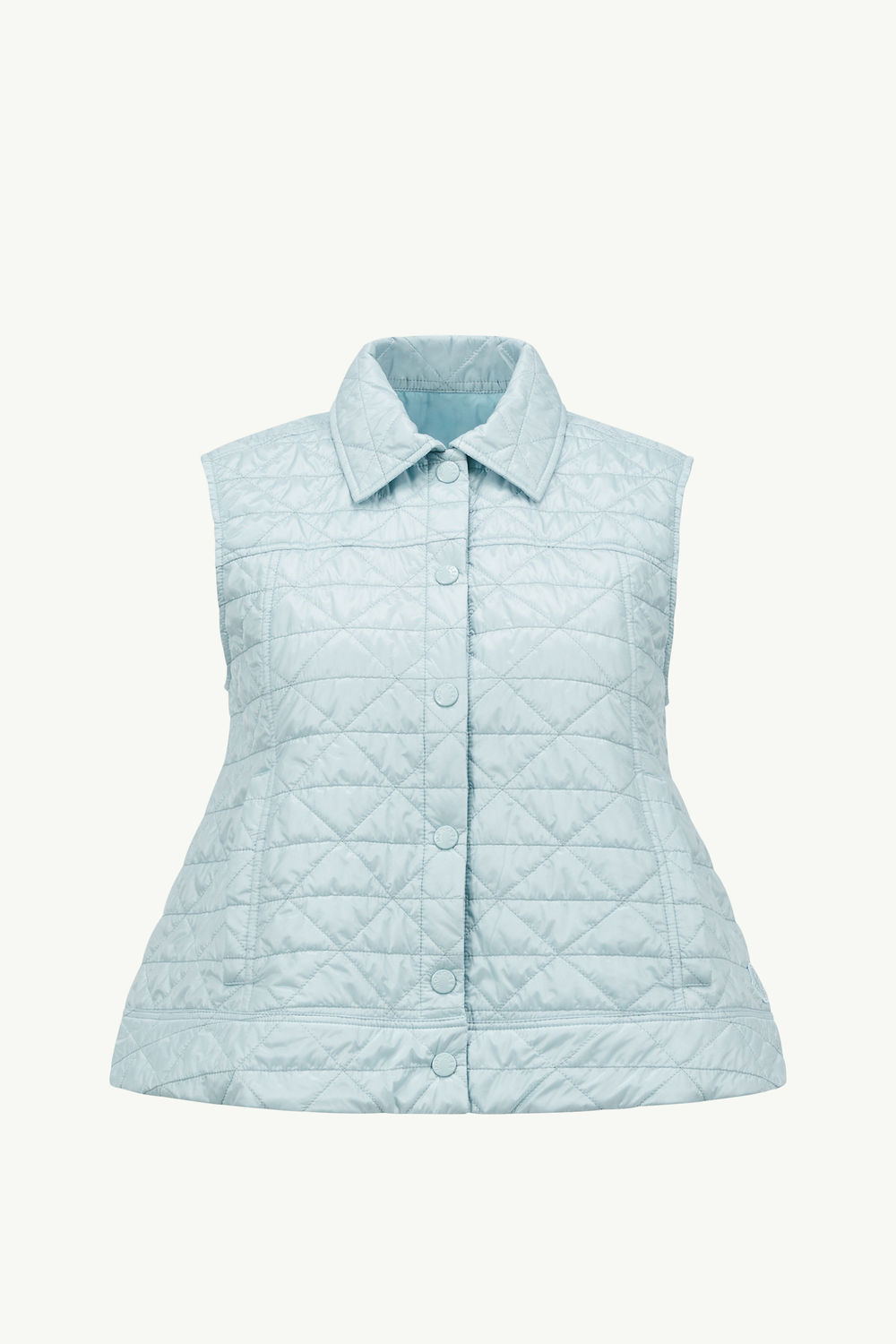 Vayres Diamond-Quilted Padded Gilet Women Light Blue Moncler 2