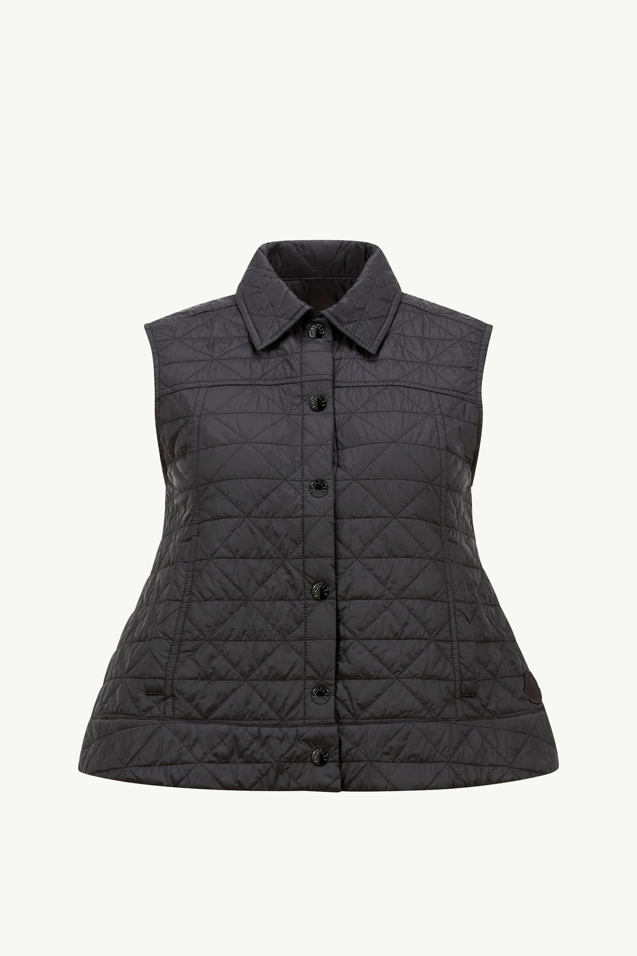 Vayres女士菱形绗缝加衬马甲 女士 黑色 Moncler 2