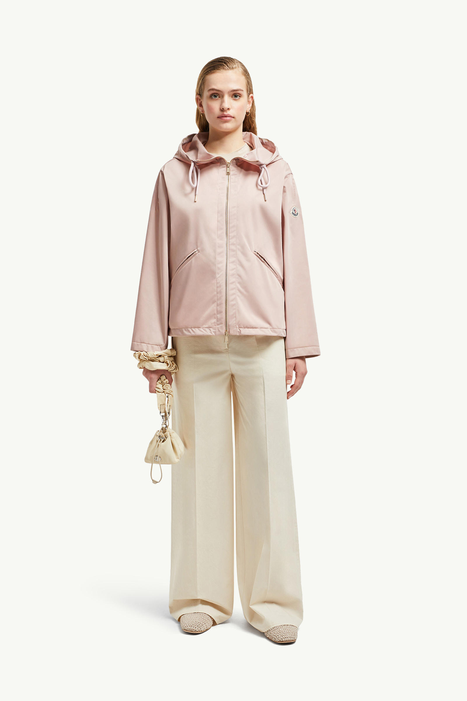 Cassiopea Hooded Jacket Women Light Pink Moncler 0