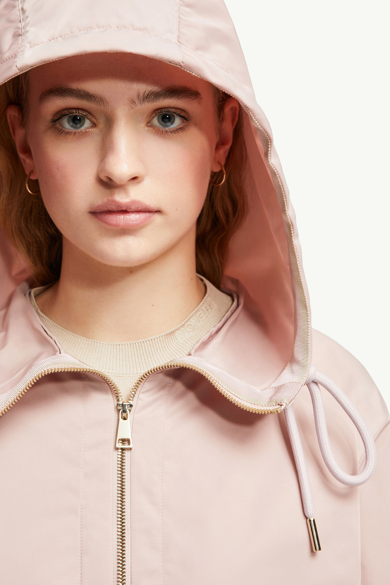 Cassiopea Jacke mit Kapuze Damen Hellpink Moncler 5