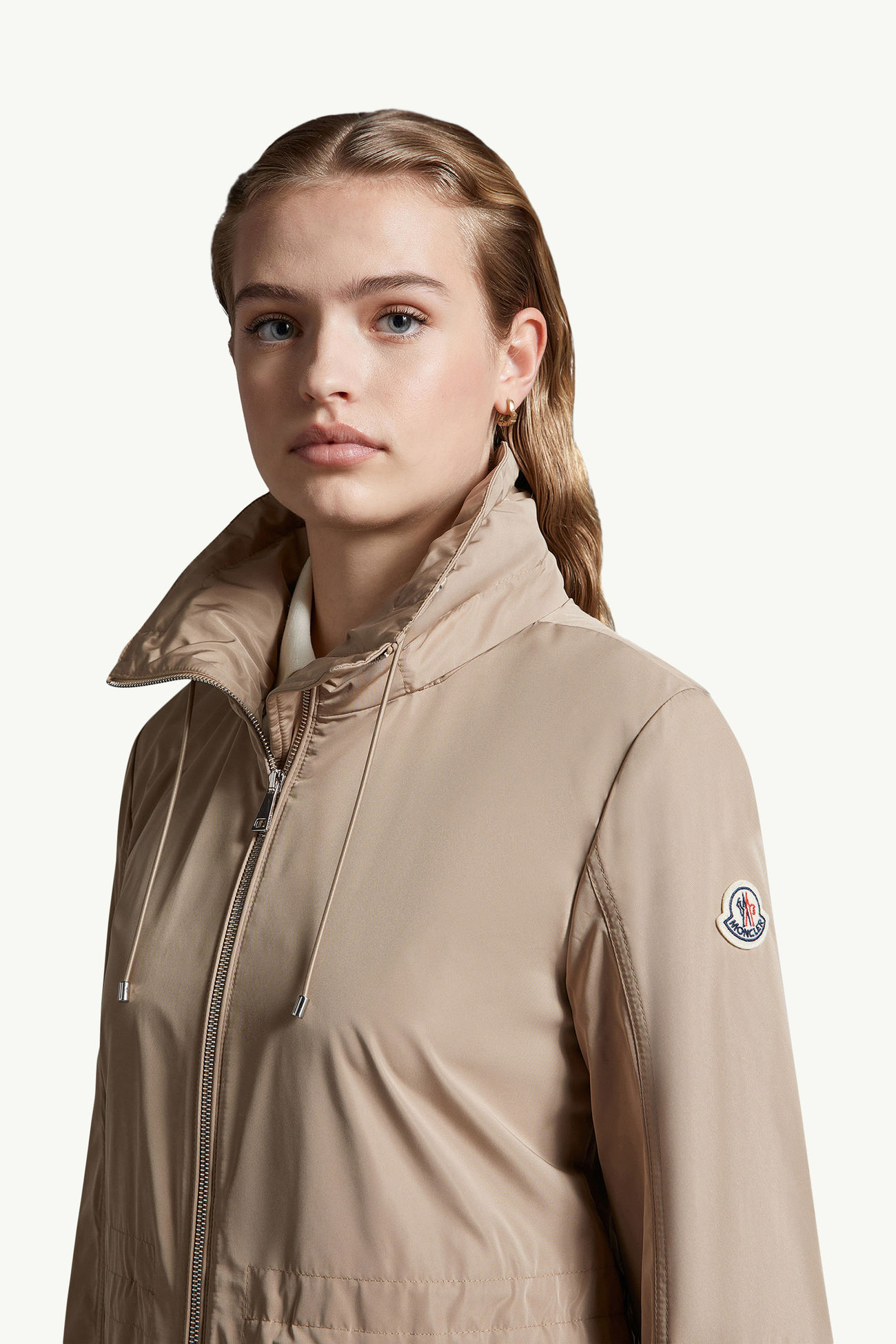 Enet 후드 파카 여성 베이지 Moncler 1