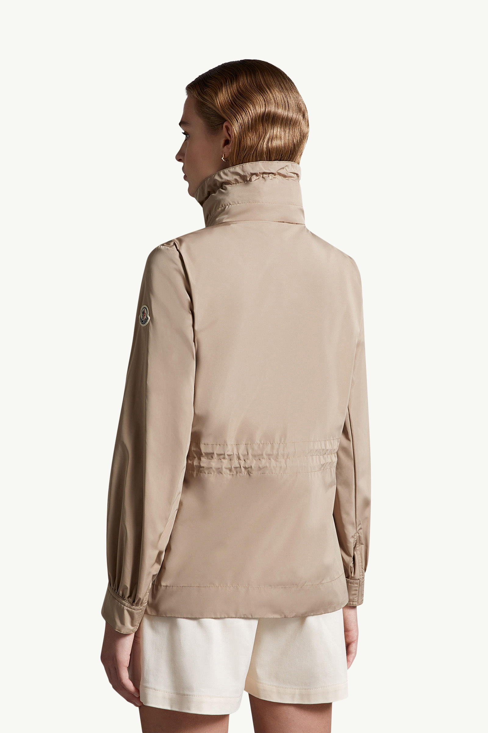 Enet Hooded Parka Jacket Women Beige Moncler 4