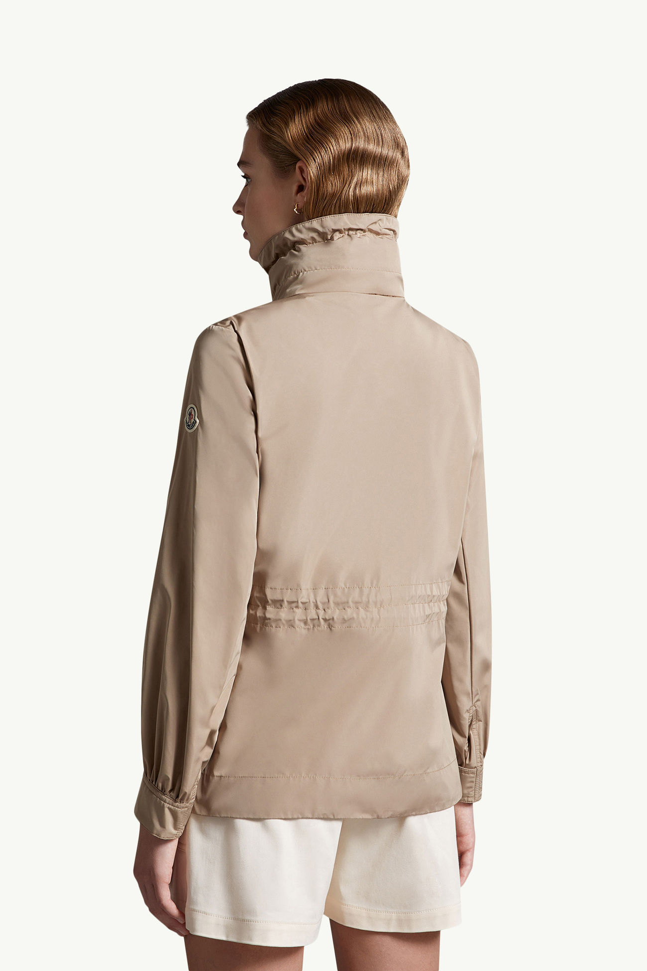 Enet連帽派克大衣 女士 米色 Moncler 4