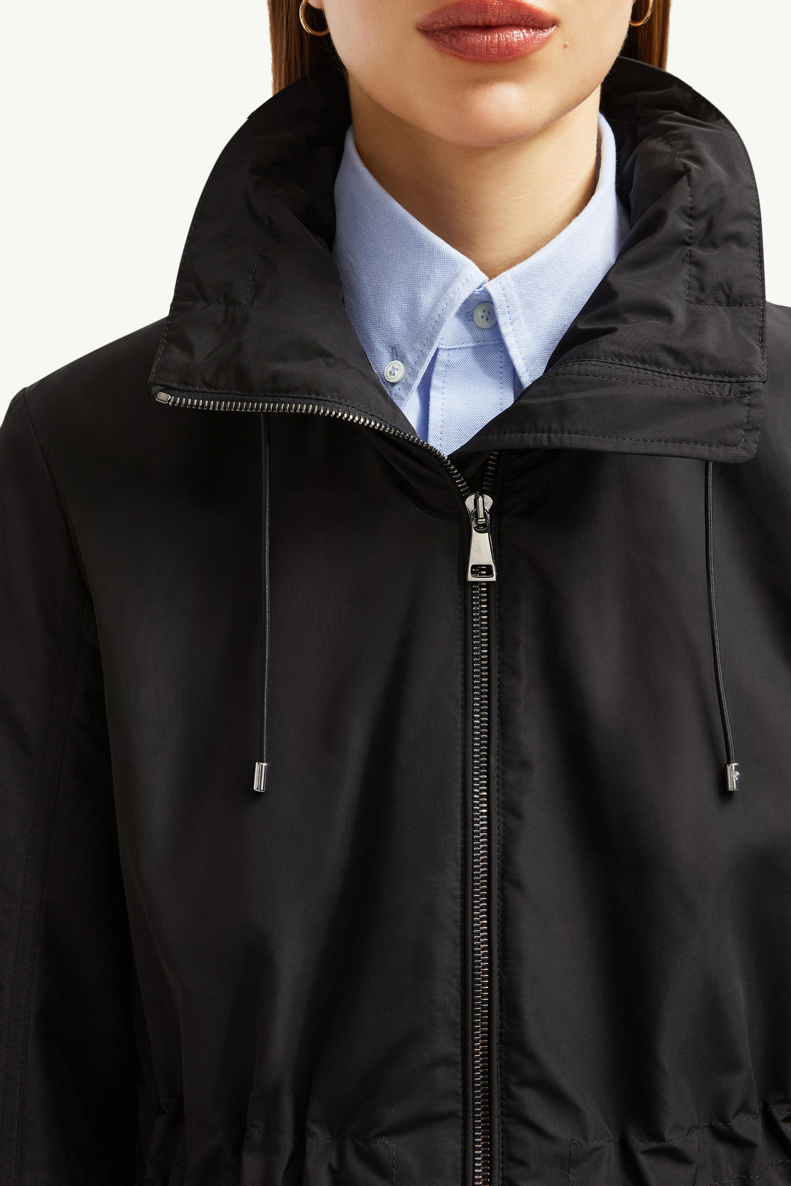 Enet Hooded Parka Jacket Women Black Moncler 5