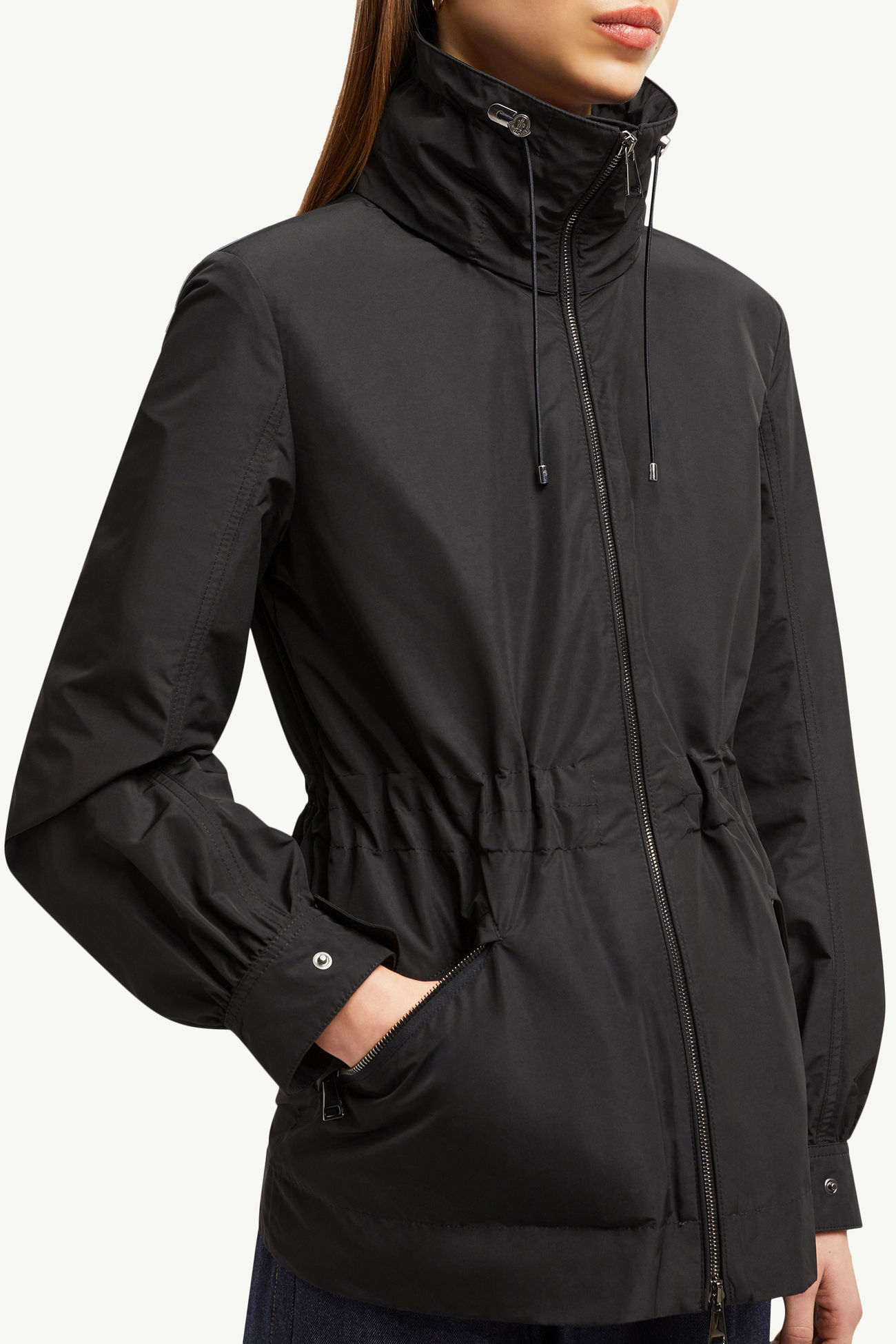 Enet 후드 파카 여성 블랙 Moncler 7