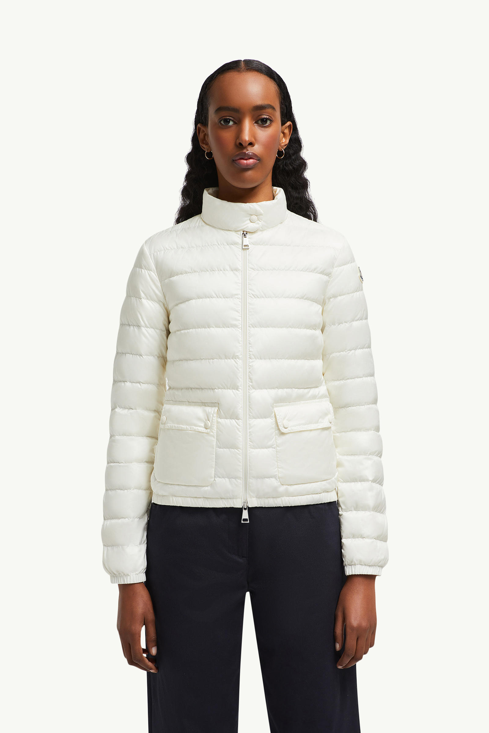 Lans可收納式短身羽絨外套 女士 白色 Moncler 3