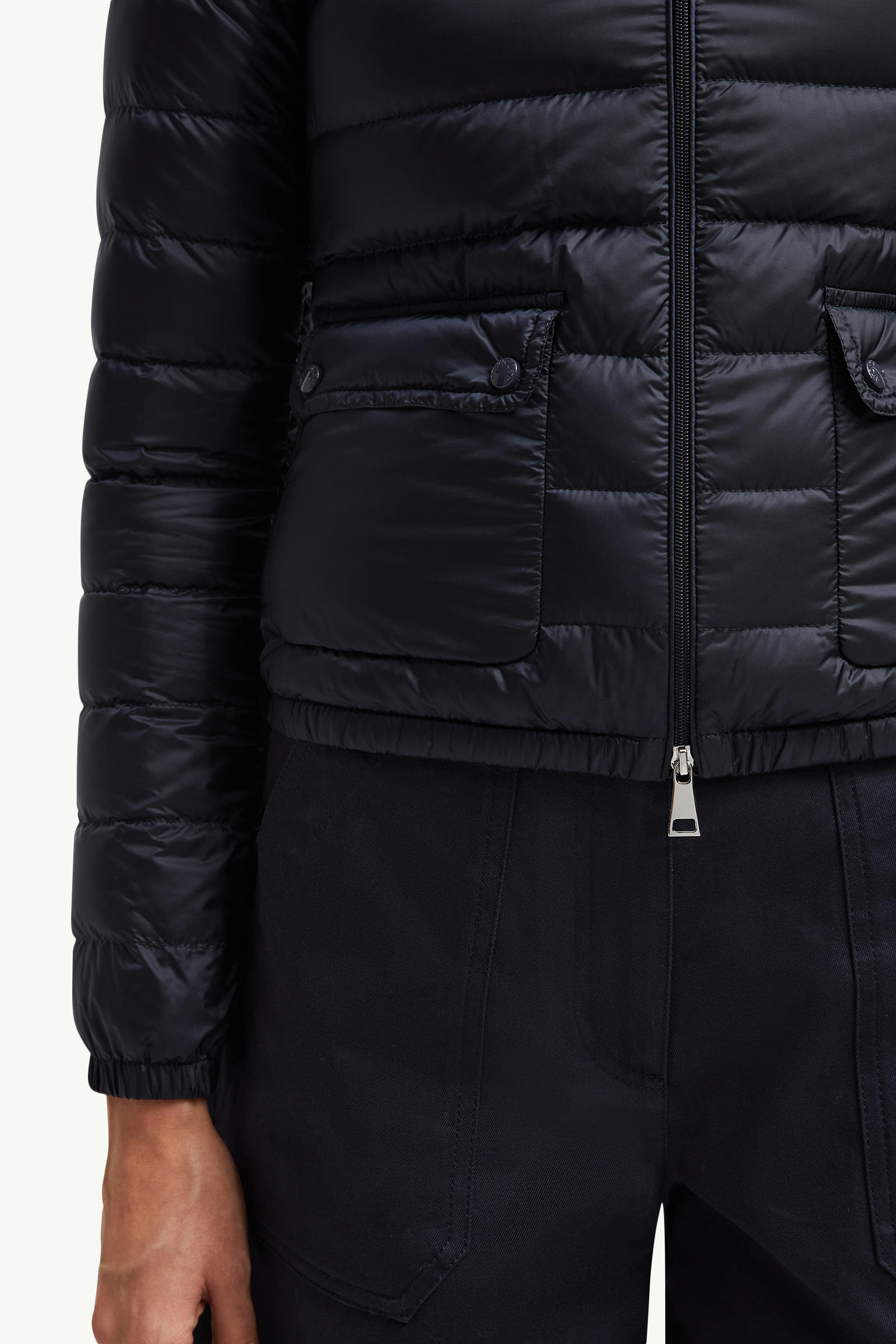 Lans可收納式短身羽絨外套 女士 夜藍色 Moncler 5