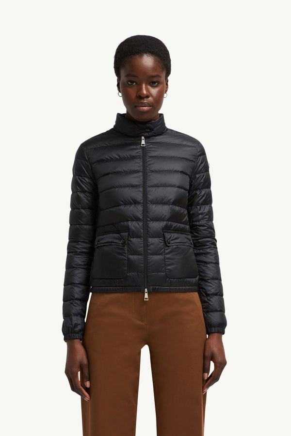 Lans Packable Short Down Jacket Women Black Moncler 3
