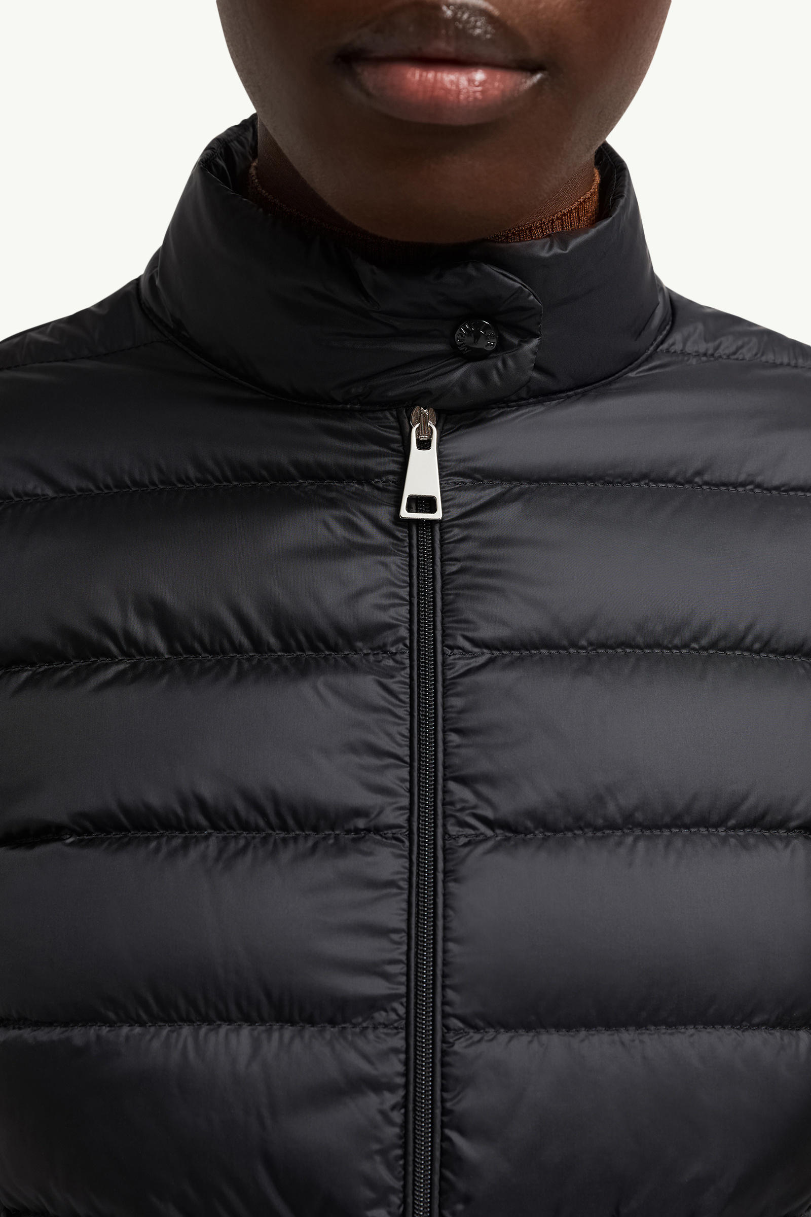 Piumino corto Lans ripiegabile Donna Nero Moncler 6