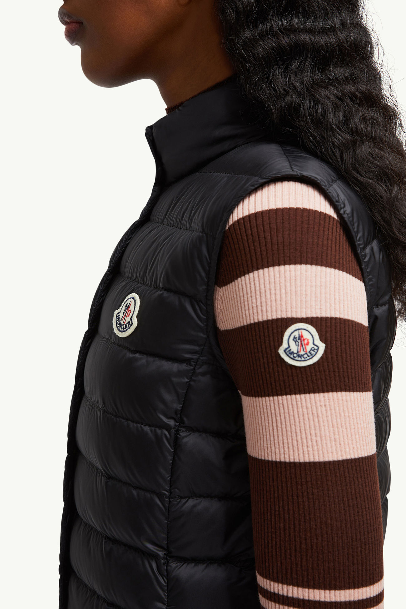 Chaleco plumífero plegable Liane Mujer Negro Moncler 6