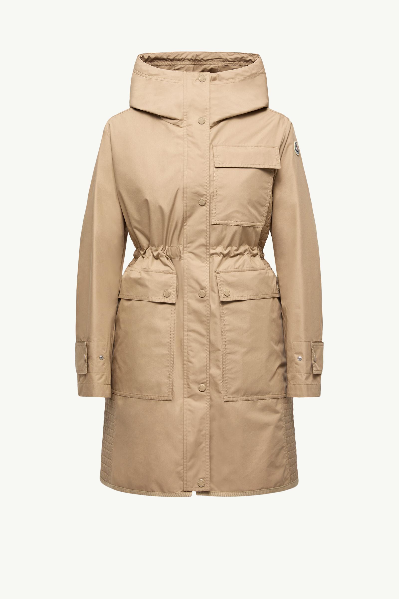 ダウンジャケット・コート MONCLER WOMEN Meudon 3-in-1 Hooded Down Parka Coat Beige Beige Meudon 3-in-1 Hooded Down Parka Coat - Long Jackets