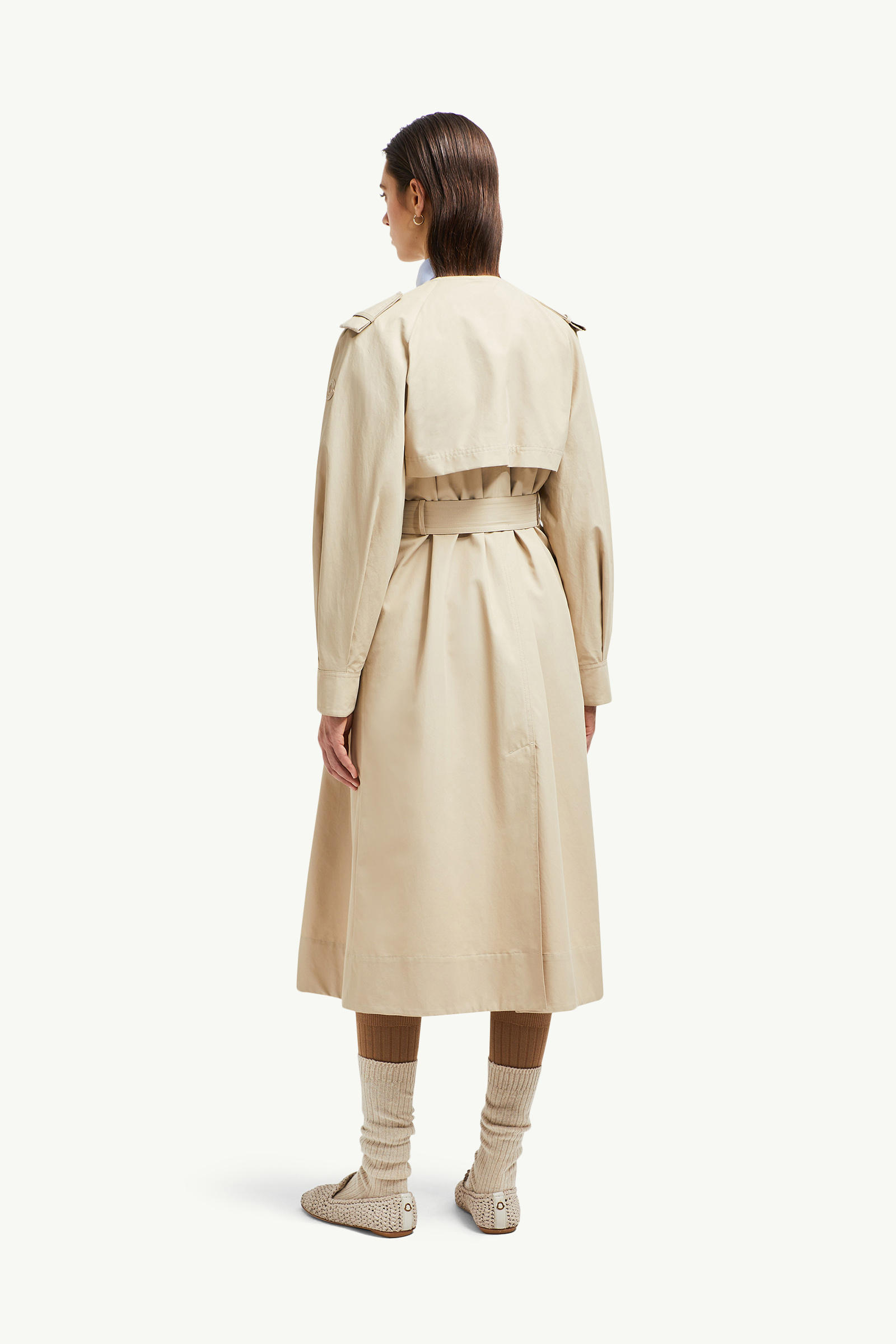 Veste longue Gourdon matelassée 3-en-1 Femmes Beige Clair Moncler 4
