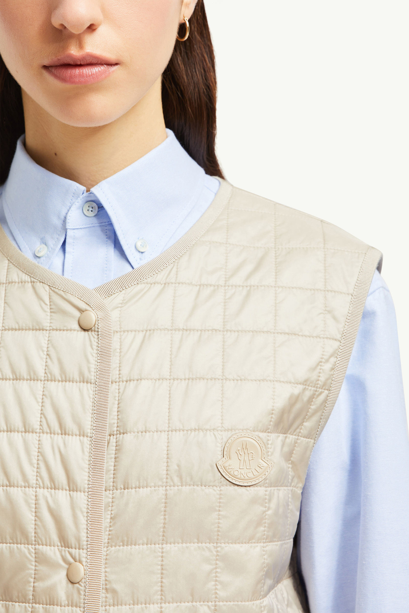 Gourdon 3-in-1 Long Padded Jacket Women Light Beige Moncler 8