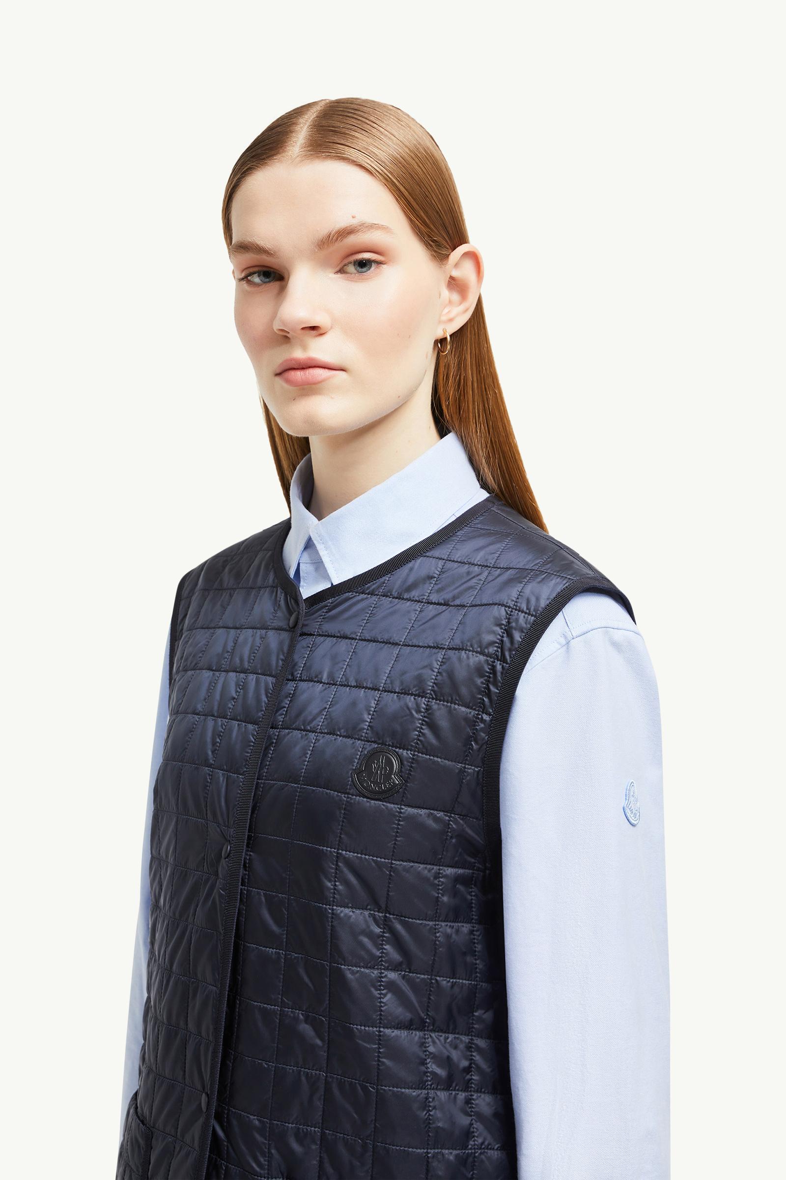 Gourdon 3-in-1 Long Padded Jacket Women Navy Blue Moncler 1