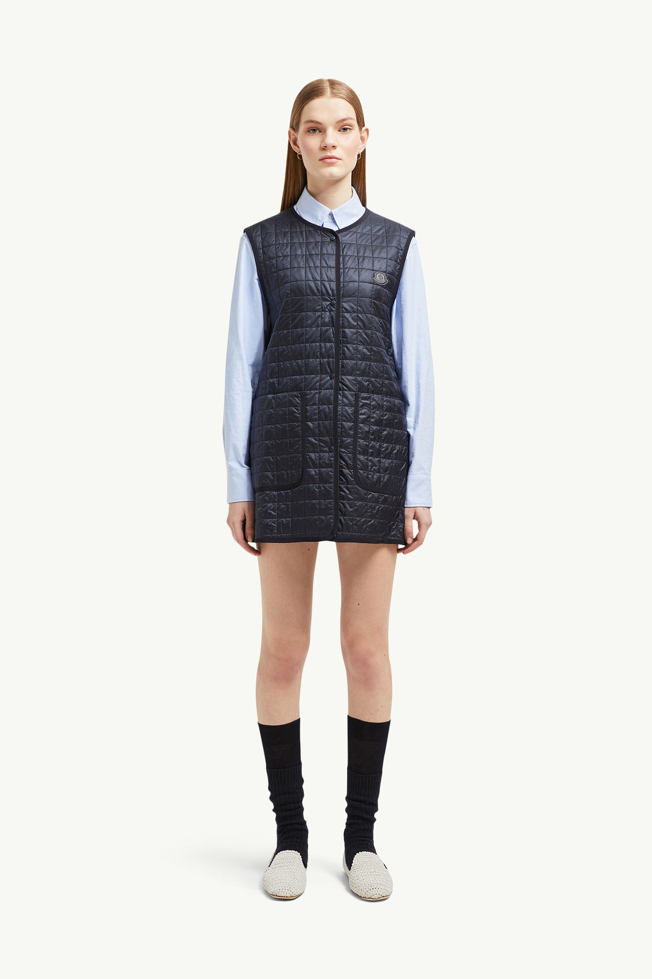 Gourdon女士三合一长款加衬夹克外套 女士 海军蓝色 Moncler 3