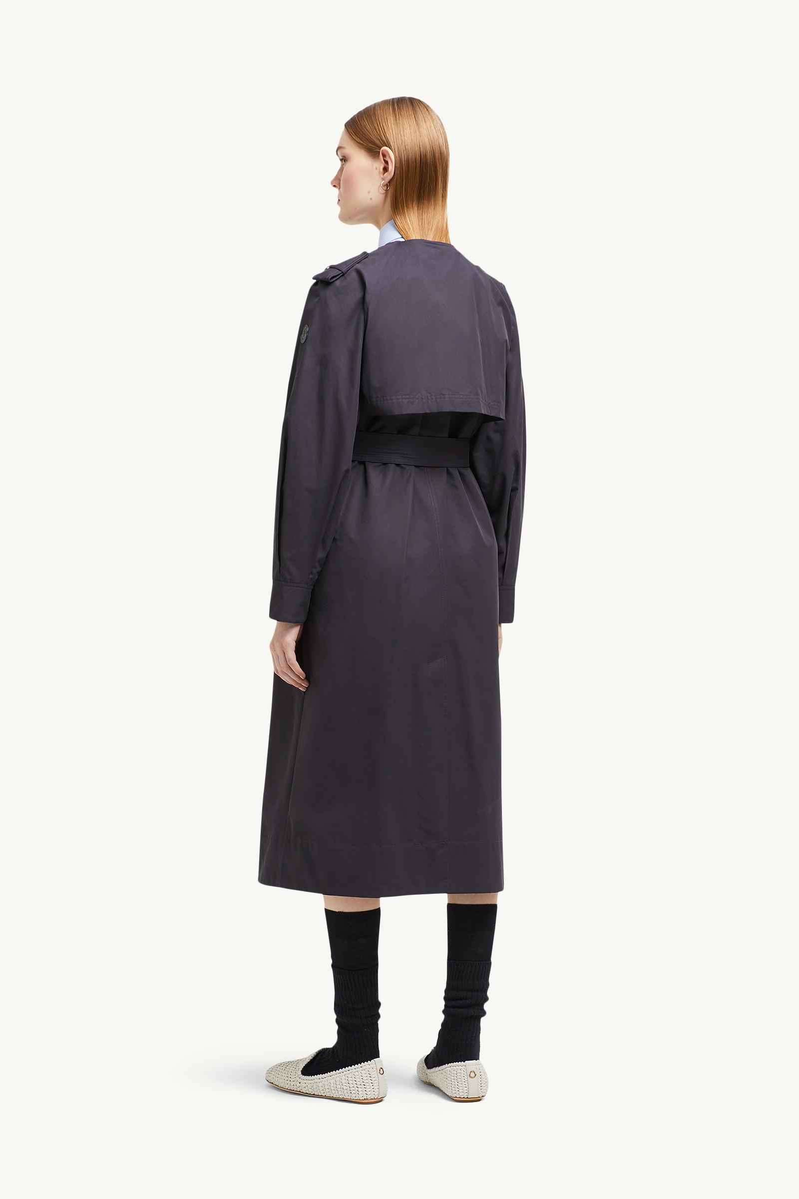 【MONCLER】GOURDON 3-IN-1 ロング ダウンジャケット トレンチ Navy Blue Gourdon 3-in-1 Long Padded Jacket - Long Jackets