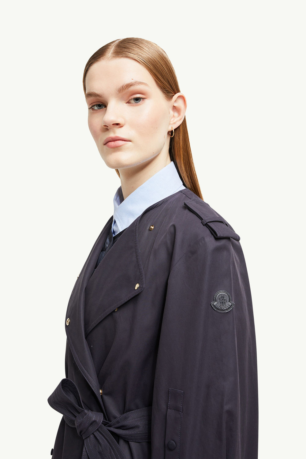 Gourdon 3-in-1 Long Padded Jacket Women Navy Blue Moncler 7