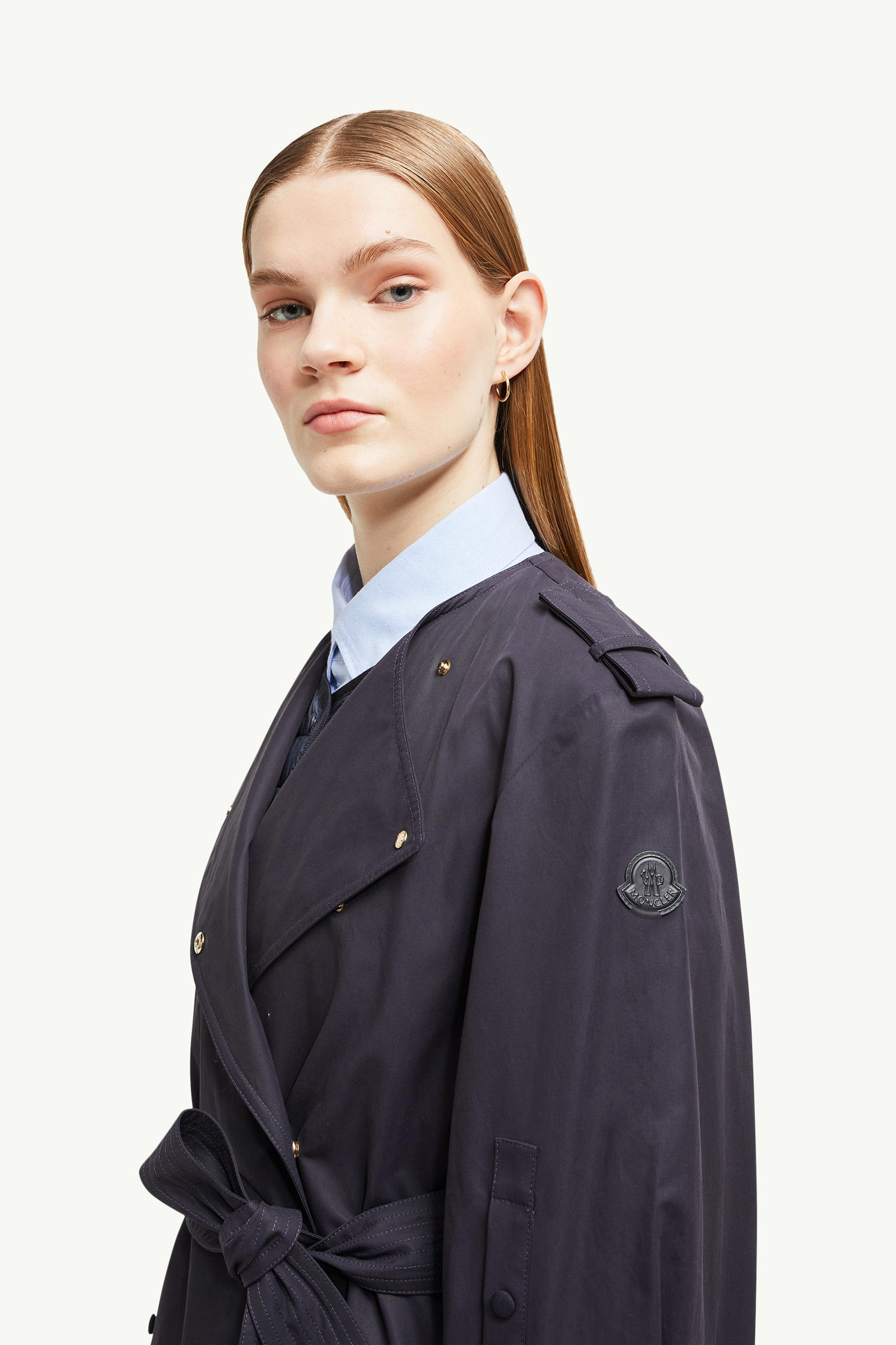 Gourdon 3-in-1 Long Padded Jacket Women Navy Blue Moncler 7