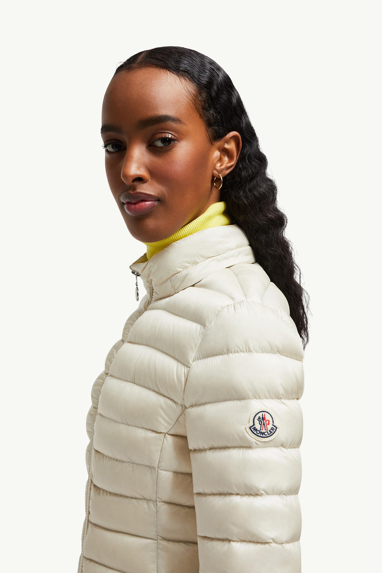 Igelong Hooded Long Down Jacket Women White Ivory Moncler 1