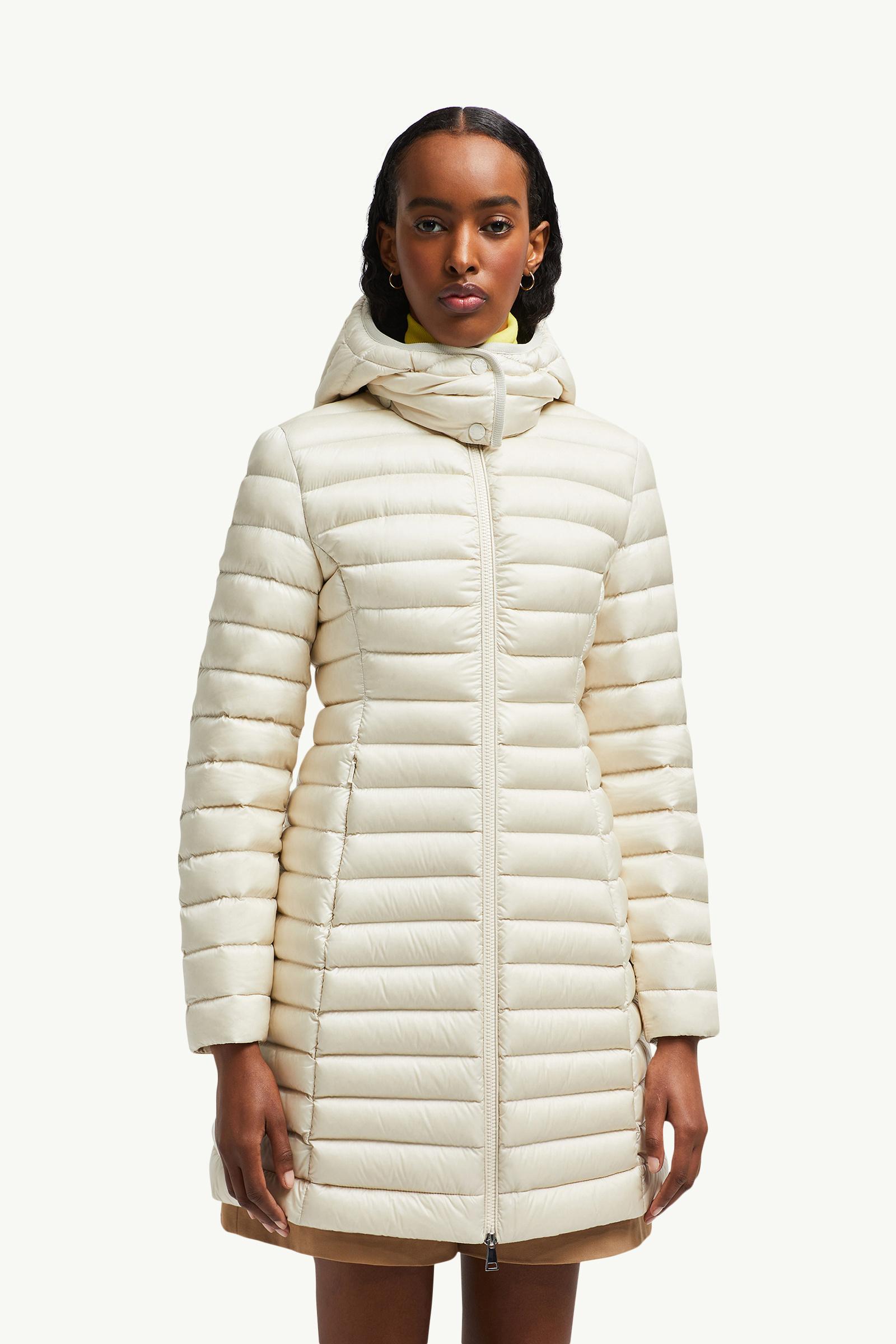 White Ivory Igelong Hooded Long Down Jacket - Long Jackets