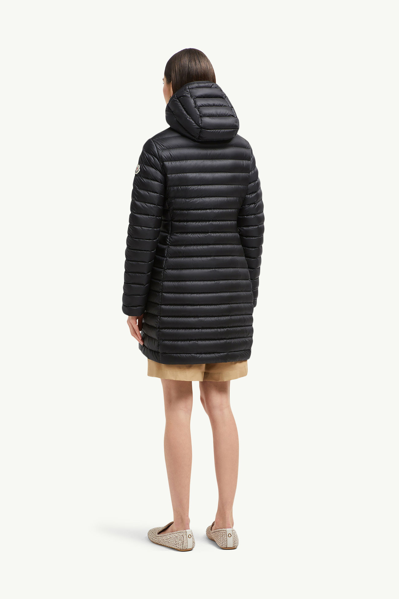 Igelongロングダウンジャケット レディース ブラック Moncler 4