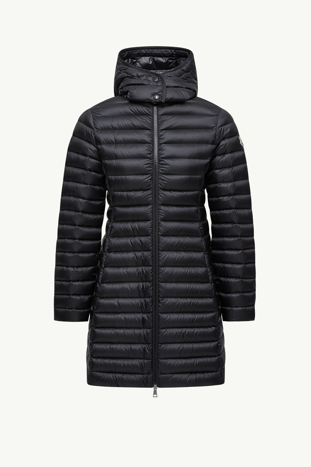 Igelong Hooded Long Down Jacket Women Black Moncler 2