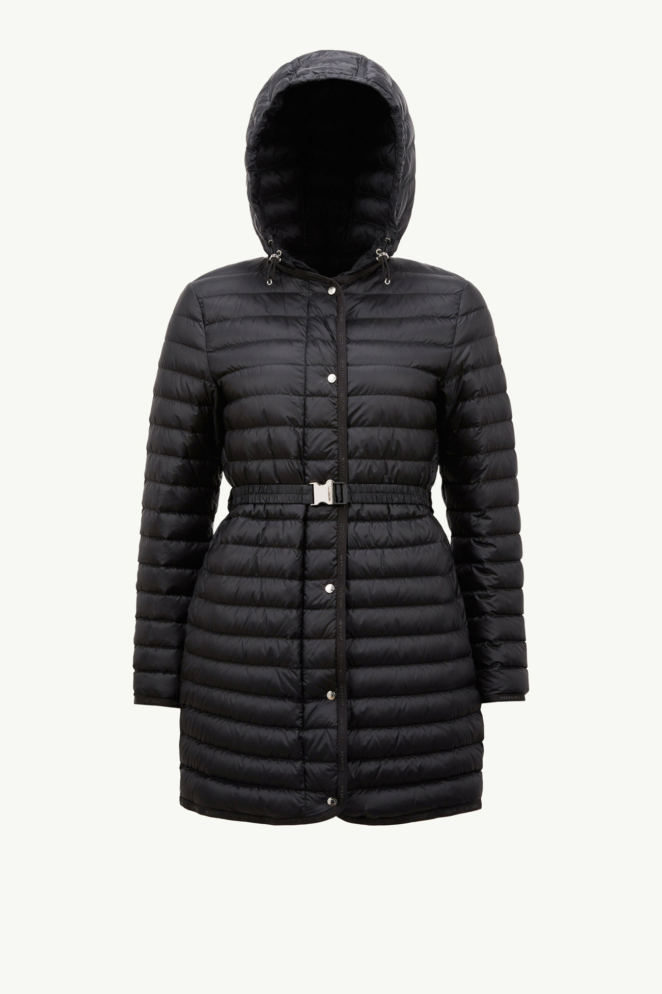 Piumino lungo Oredonne con cappuccio Donna Nero Moncler 2