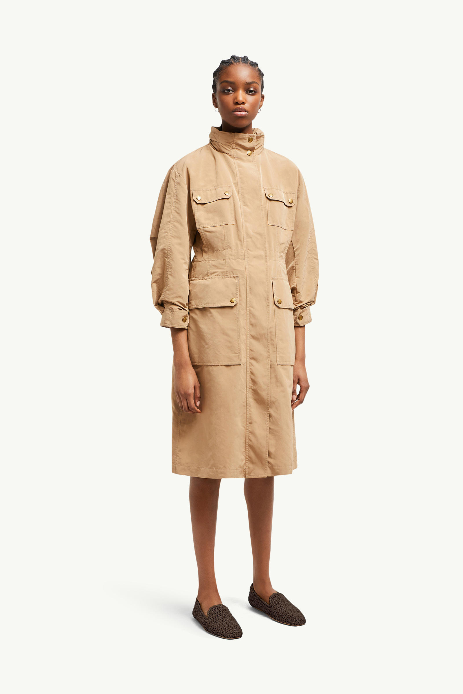 Nantes Parka Women Beige Moncler 3