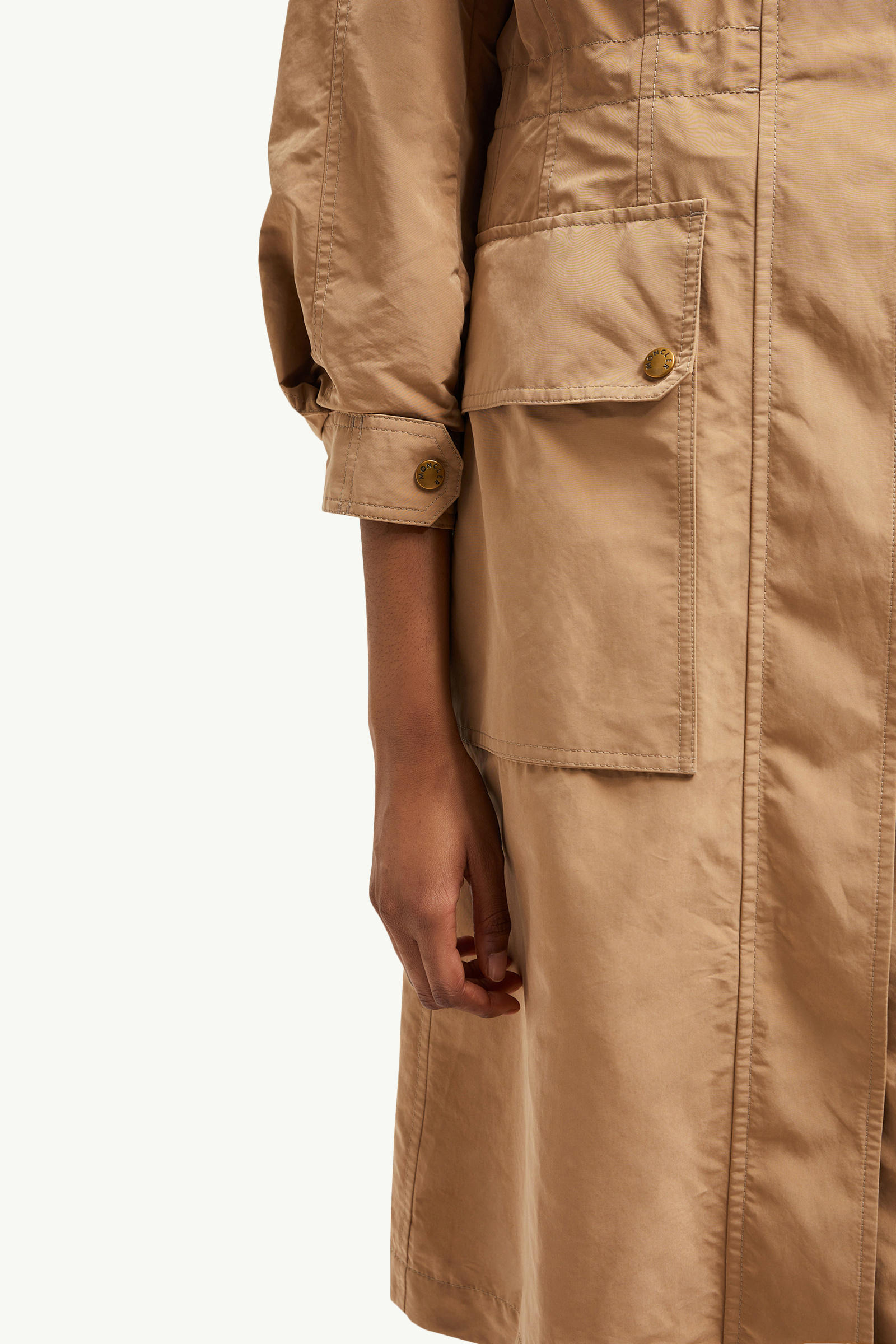 Nantes Parka Women Beige Moncler 5