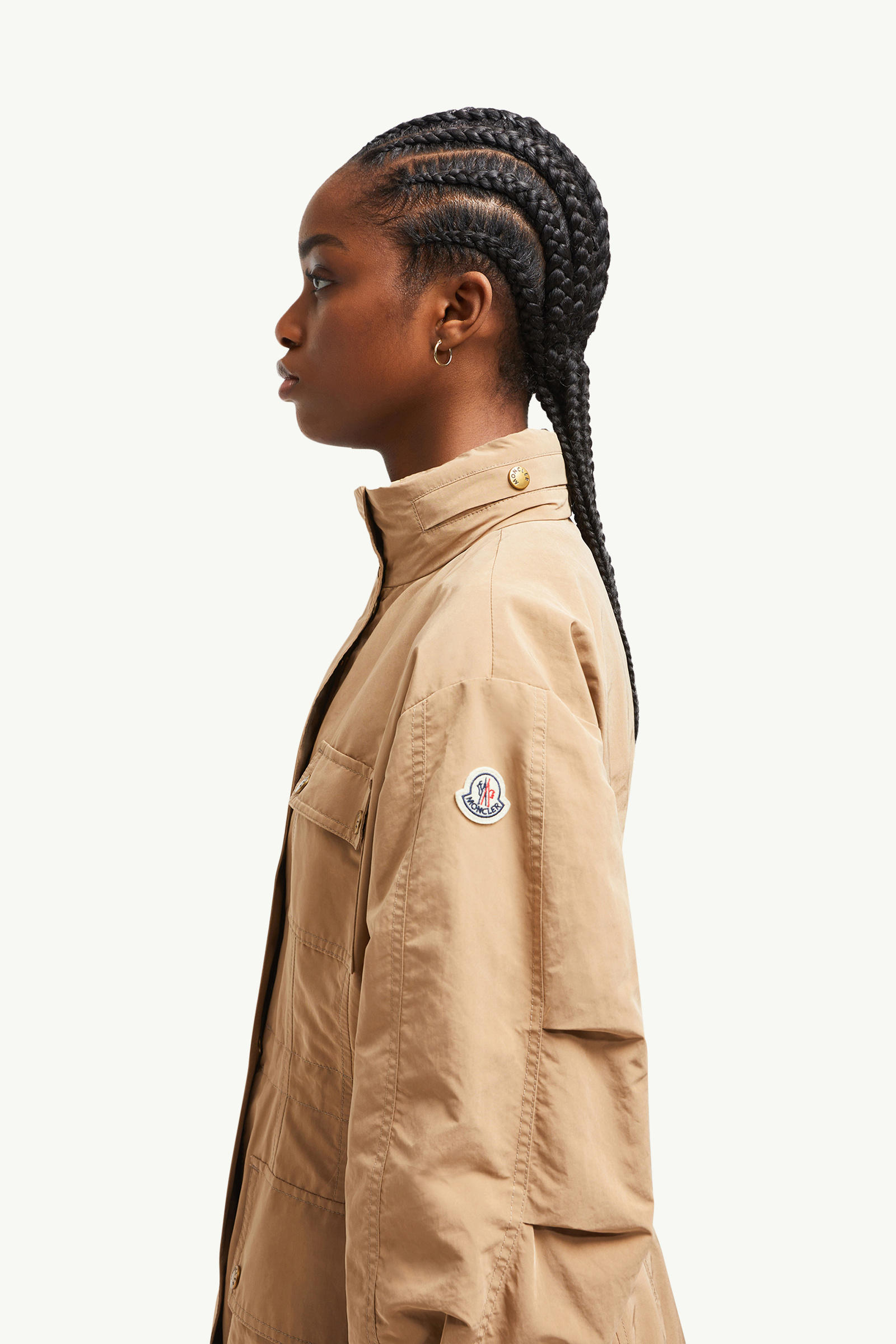 Nantes Parka Women Beige Moncler 7